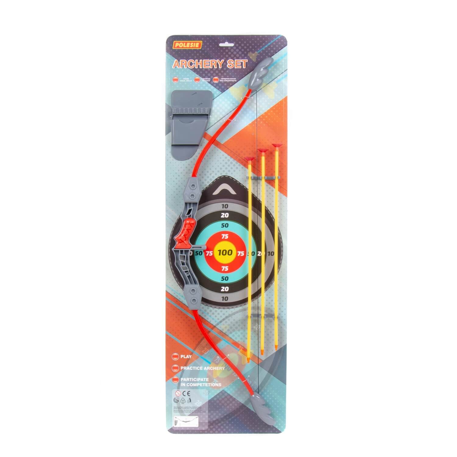 Zestaw łuczniczy: łuk "Jastrząb", strzały (3 szt.), kołczan Zestaw łuczniczy: łuk "Jastrząb", strzały (3 szt.), kołczan Ref. 66798 - photo #1