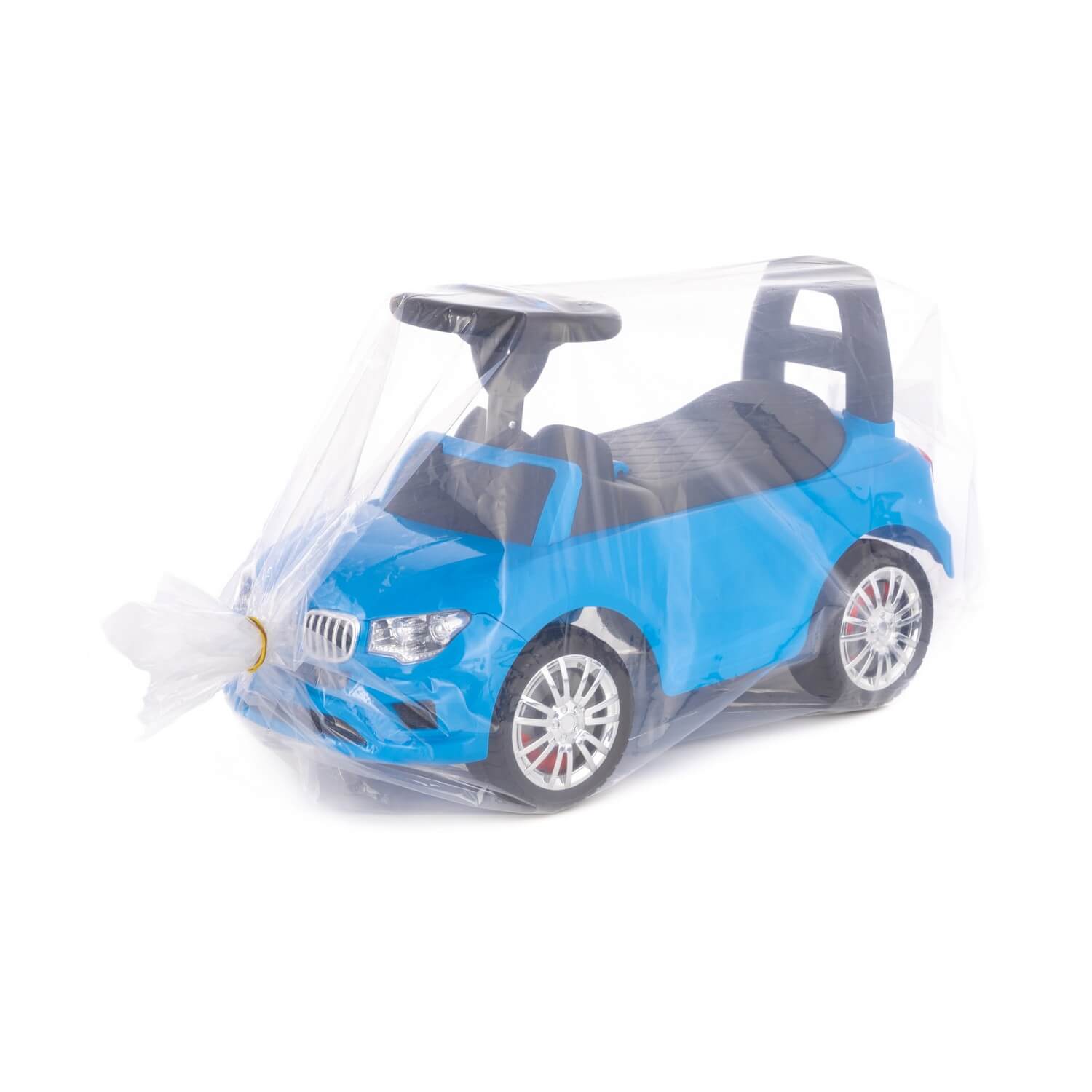 Samochód-jeździk "SuperCar" Nr5 z sygnałem dźwiękowym (niebieski) Ref. 84521 - photo #7