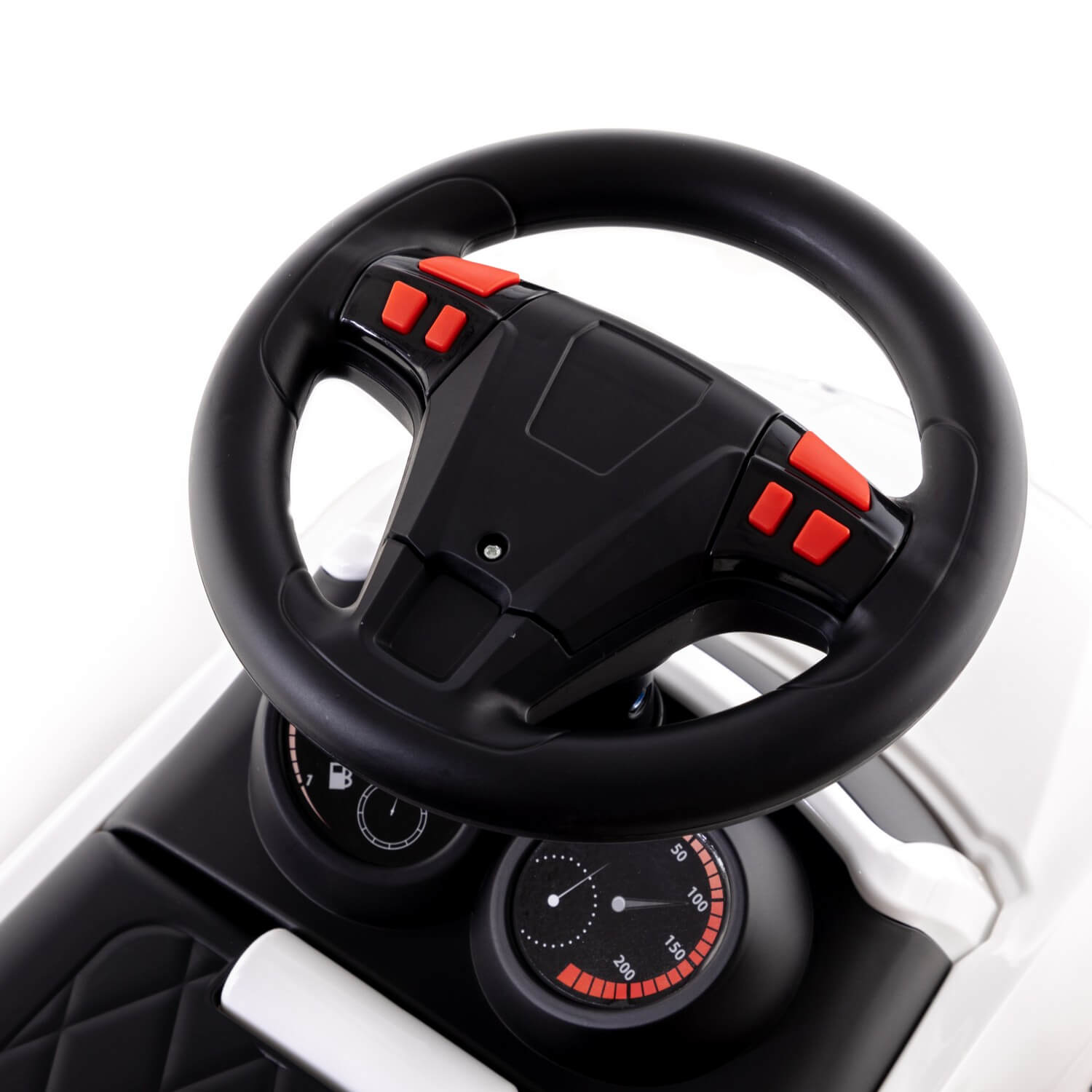 Samochód-jeździk "SuperCar" Nr5 z sygnałem dźwiękowym (biały) Ref. 84538 - photo #12