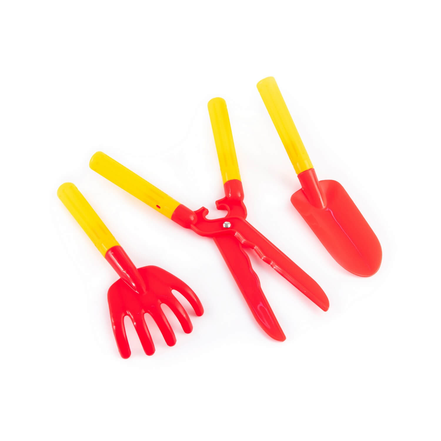 Zestaw Nr454: Taczka "Ogrodnik" Nr2 + wiaderko małe z noskiem,  łopata duża, grabki duże, szufelka Nr29, grabki Nr25, sekator Ref. 41722 - photo #11