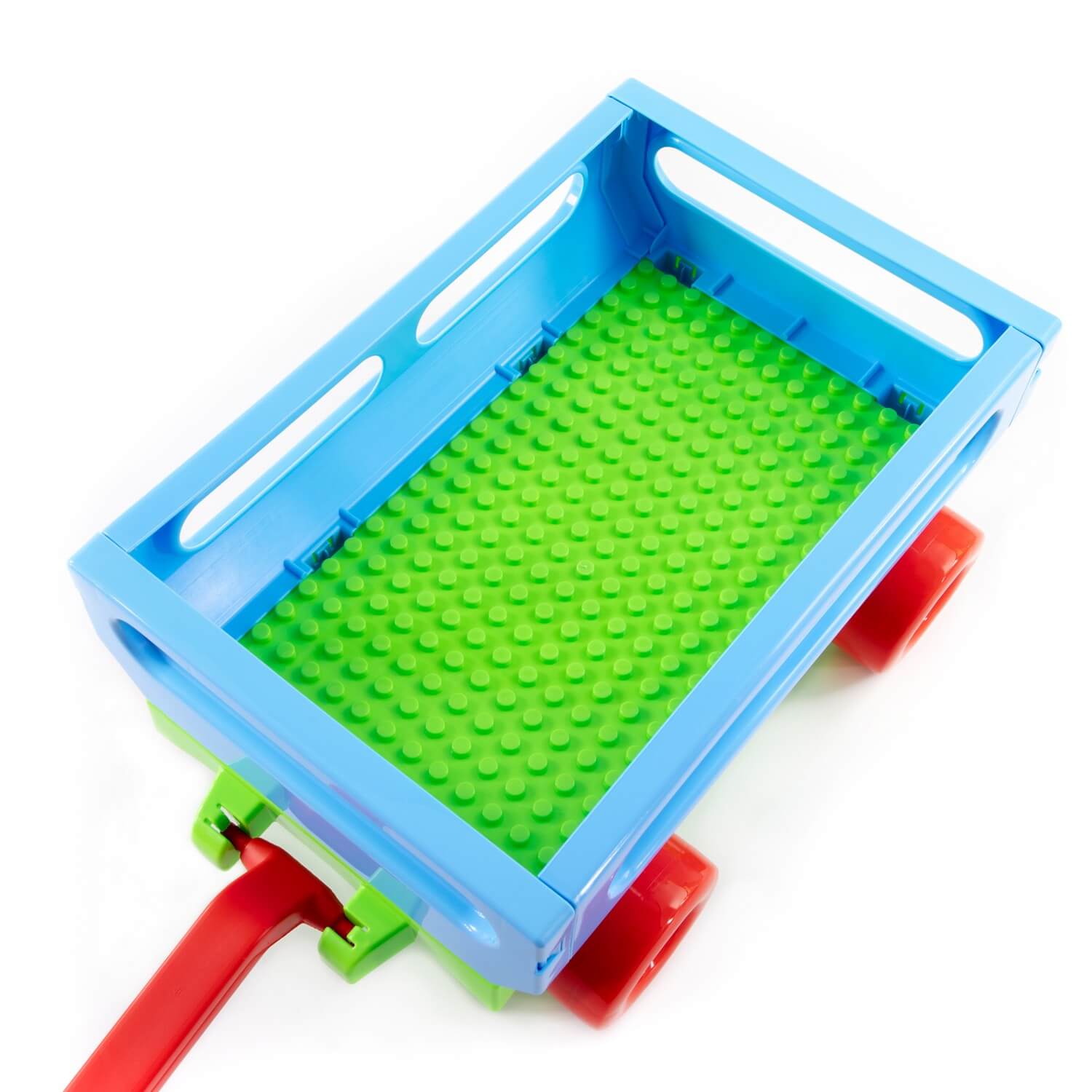 Zestaw Nr420: taczka z rączką Nr2 + wiaderko z nalepką, sito "Słonko", łopatka Nr5, grabki Nr5, foremka "Owoce" Ref. 38586 - photo #7