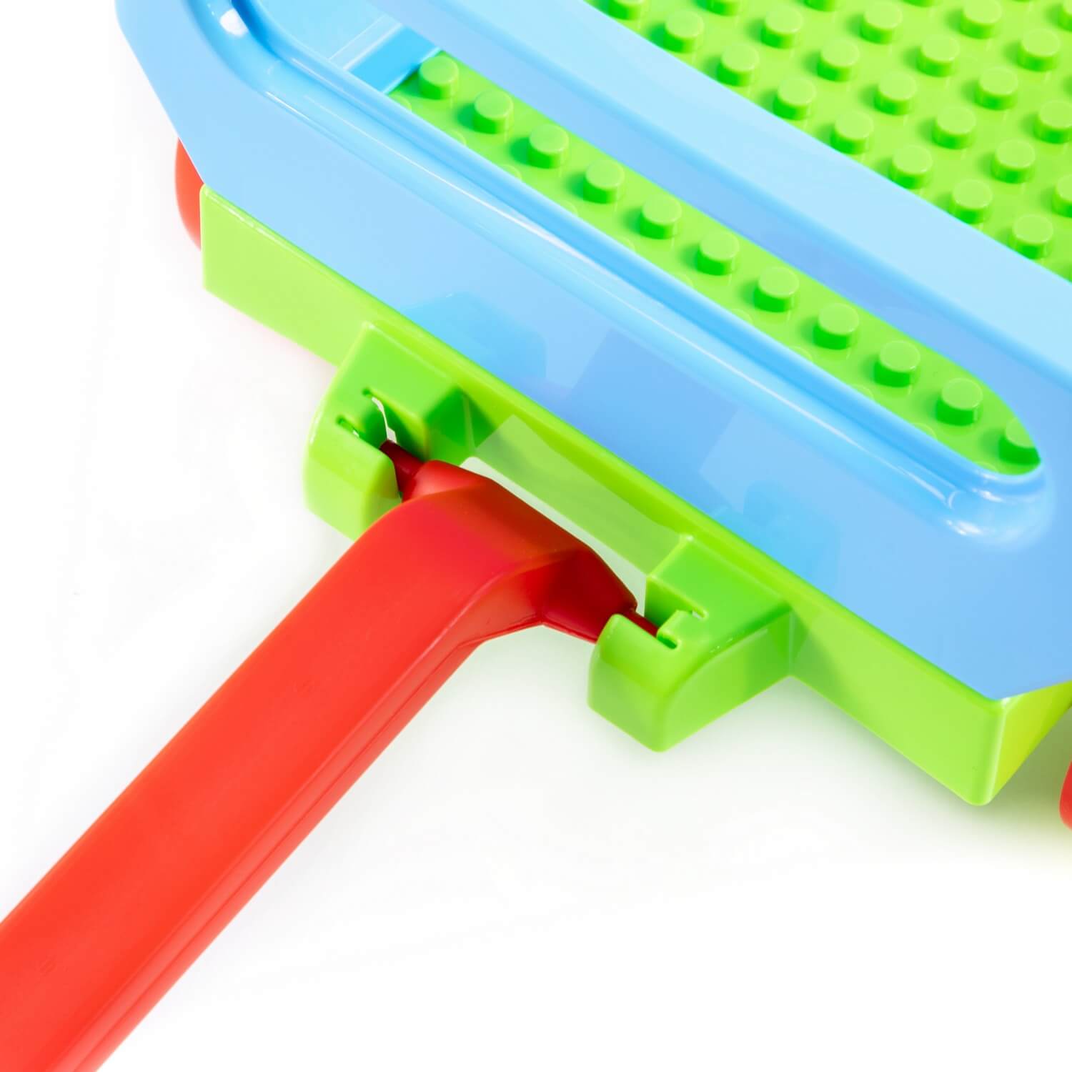 Zestaw Nr420: taczka z rączką Nr2 + wiaderko z nalepką, sito "Słonko", łopatka Nr5, grabki Nr5, foremka "Owoce" Ref. 38586 - photo #8