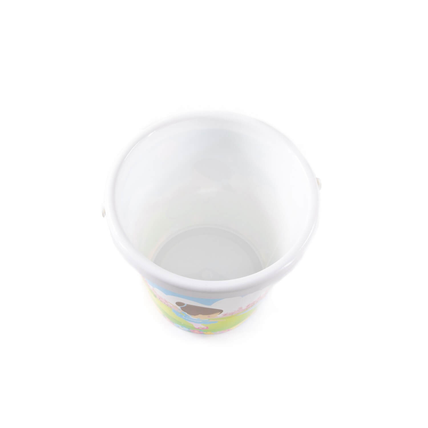 Zestaw Nr420: taczka z rączką Nr2 + wiaderko z nalepką, sito "Słonko", łopatka Nr5, grabki Nr5, foremka "Owoce" Ref. 38586 - photo #10