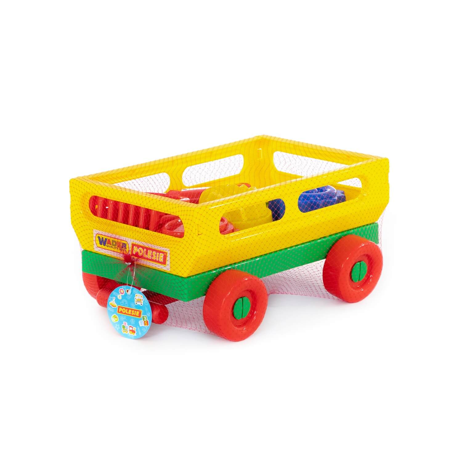 Zestaw Nr481: taczka z rączką Nr2 + łopatka Nr30, grabki Nr30, foremki "Ciastka" 3 szt Ref. 45690 - photo #10