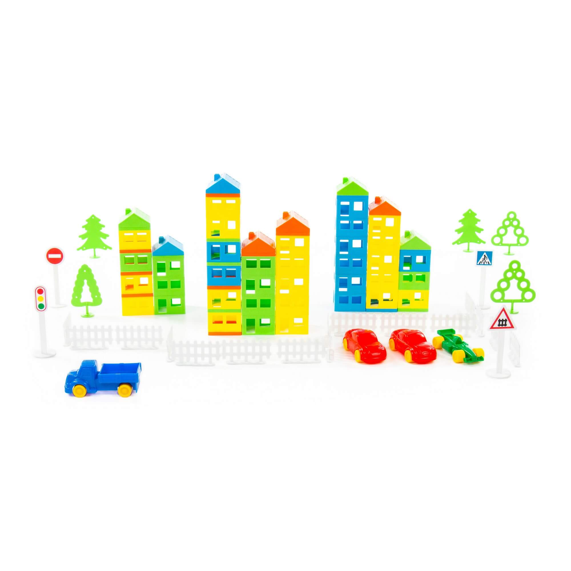 Zestaw "Wybuduj własne miasto" - (146 elem.) (w woreczku) artykuł 53749 - fota #6