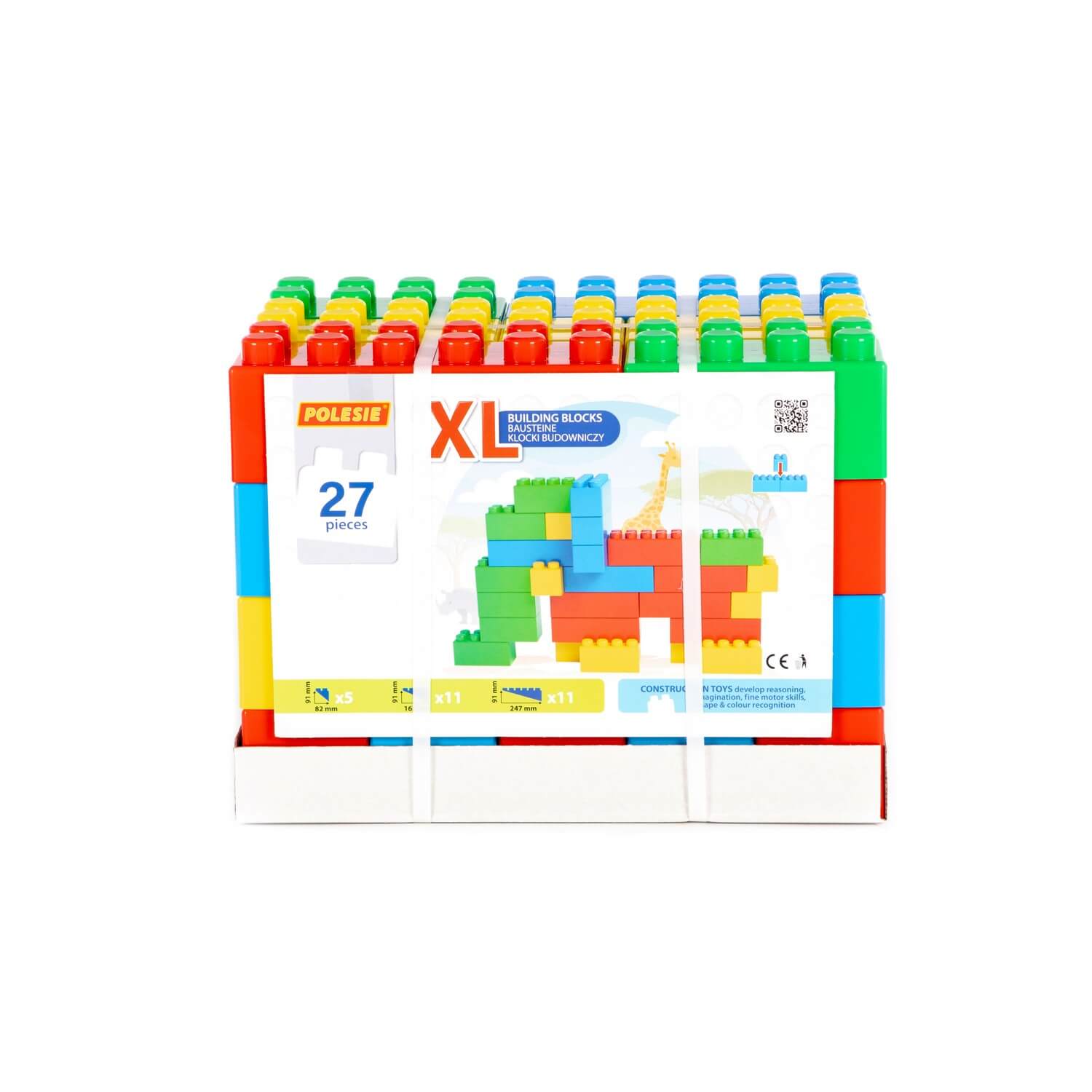 Klocki "Budowniczy XL" (27 elementów) Klocki "Budowniczy XL" (27 elementów) Ref. 93664 - photo #9