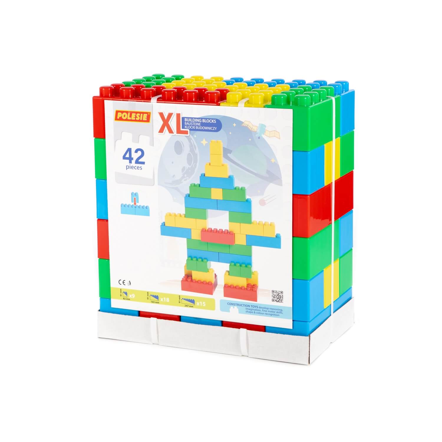 Klocki "Budowniczy XL" (42 elementy) Ref. 93671 - photo #1
