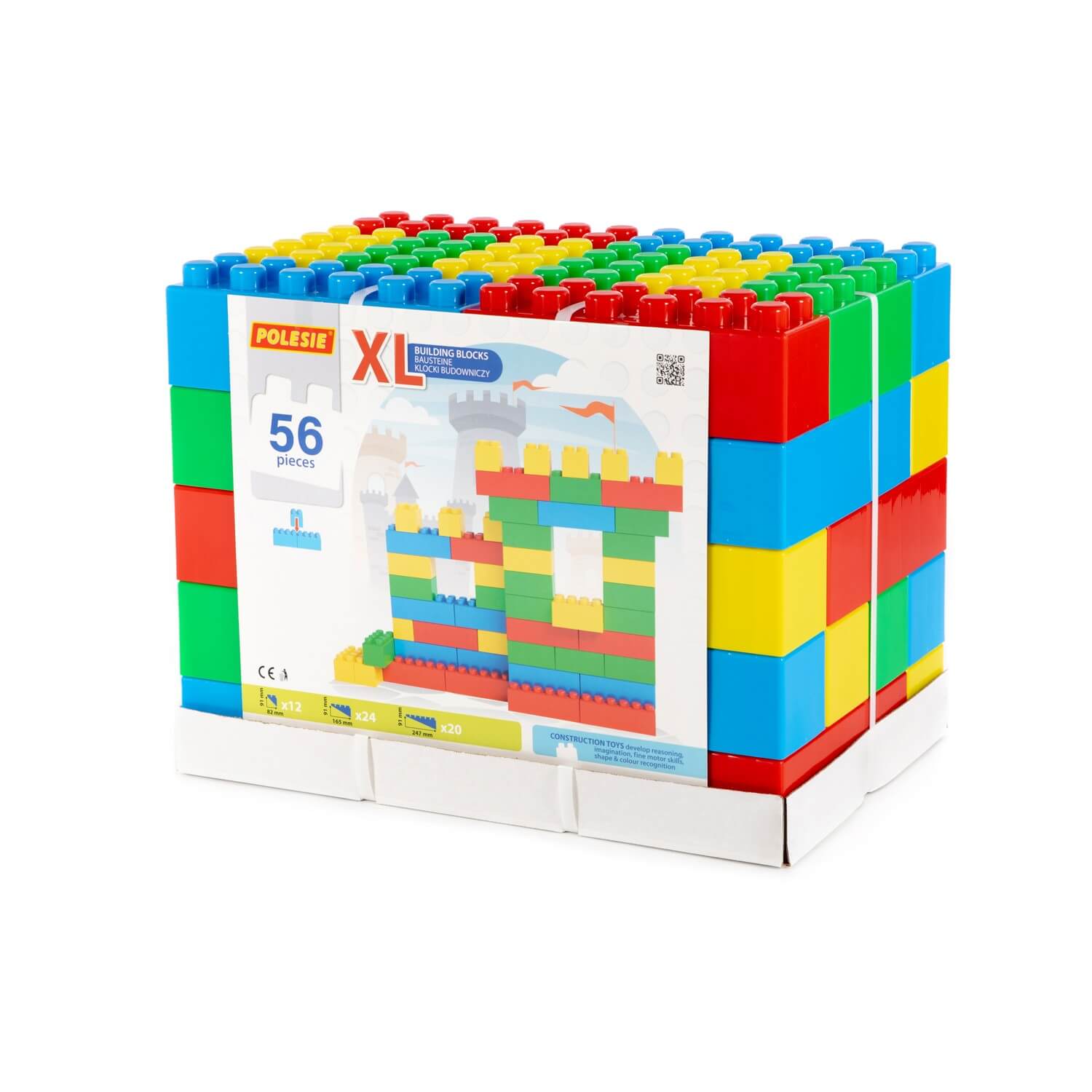 Klocki "Budowniczy XL" (56 elementów) Klocki "Budowniczy XL" (56 elementów) Ref. 93688 - photo #1