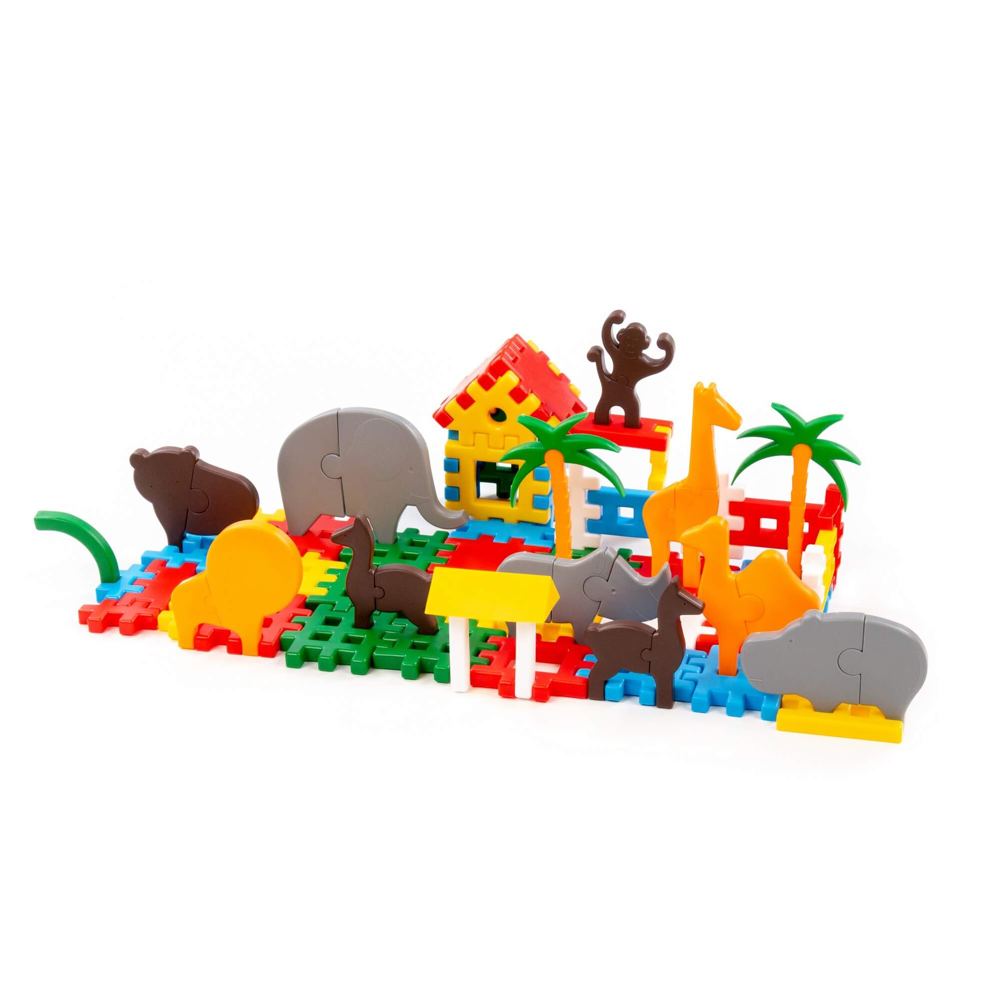 Klocki "Zoo" - 117 elem. (w worku) Klocki "Zoo" - 117 elem. (w worku) Ref. 48725 - photo #2