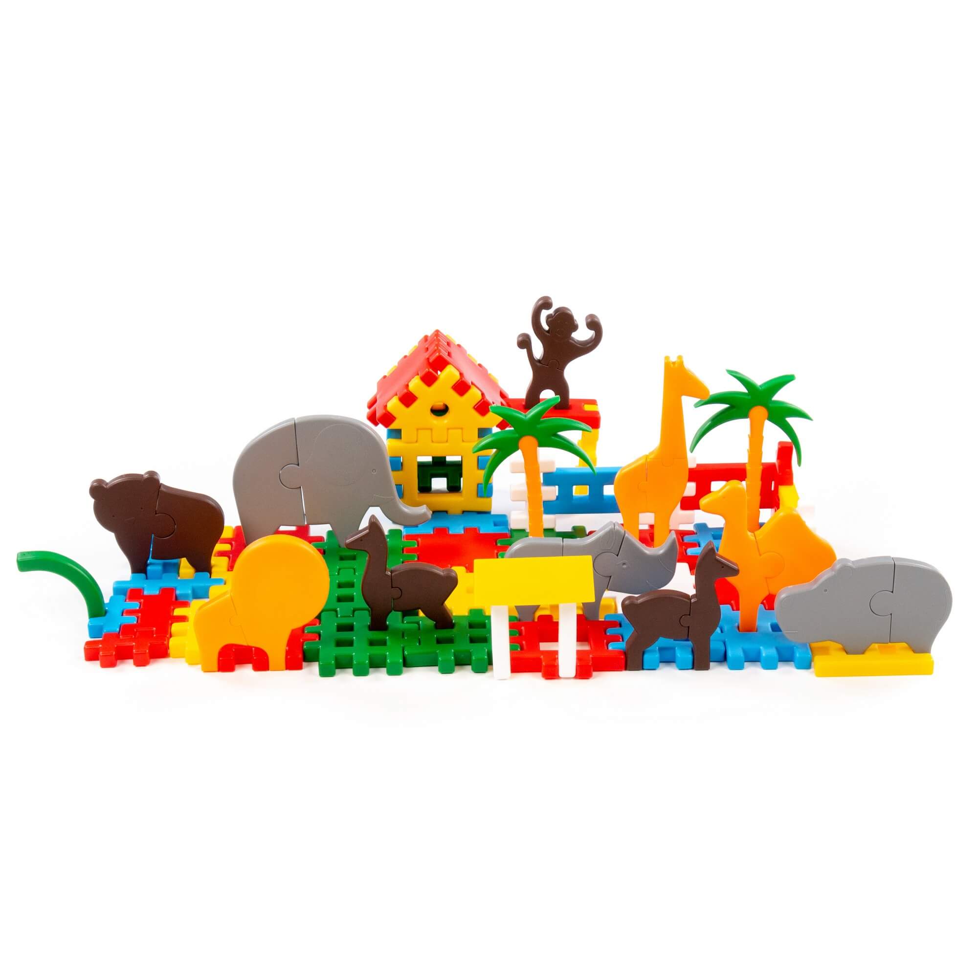 Klocki "Zoo" - 117 elem. (w worku) Klocki "Zoo" - 117 elem. (w worku) Ref. 48725 - photo #6