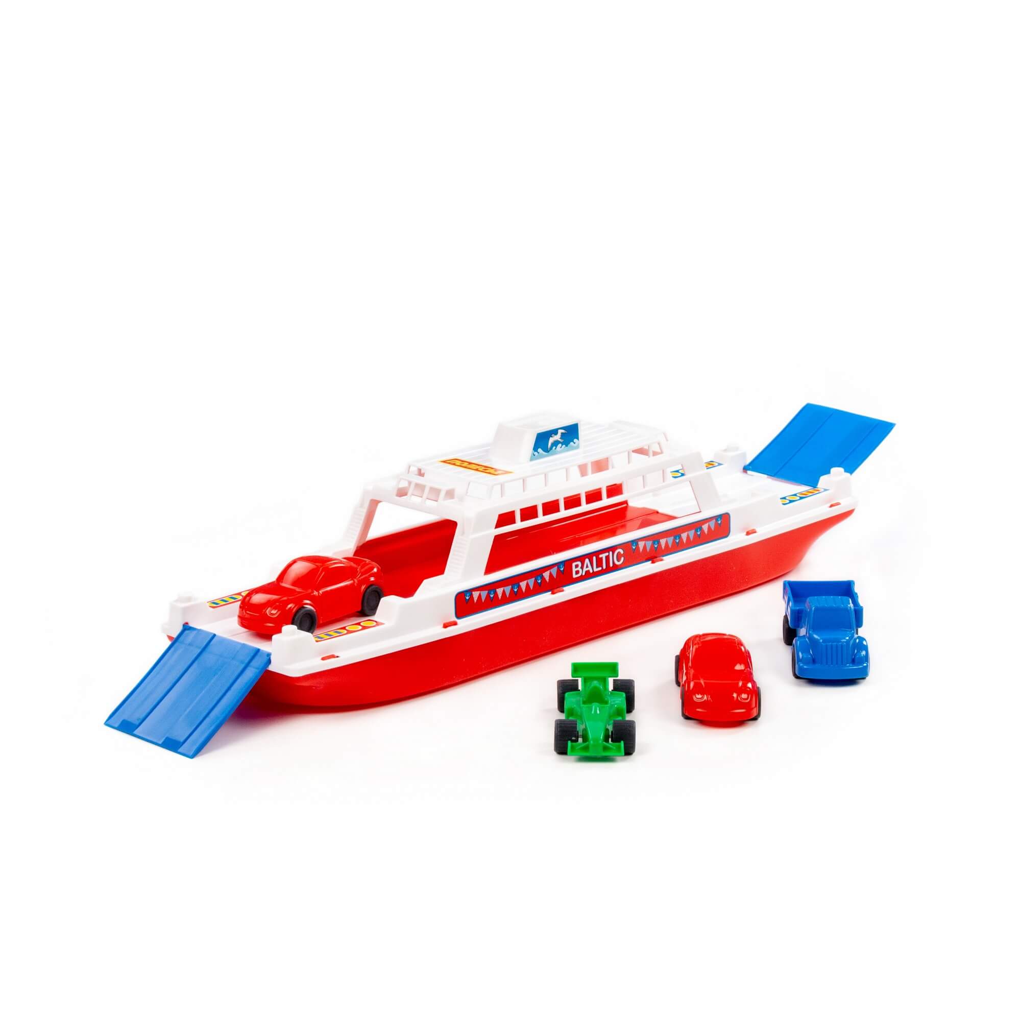 Prom "Bałtyk" + auto "Mini" 4 szt. Prom "Bałtyk" + auto "Mini" 4 szt. Ref. 48756 - photo #1