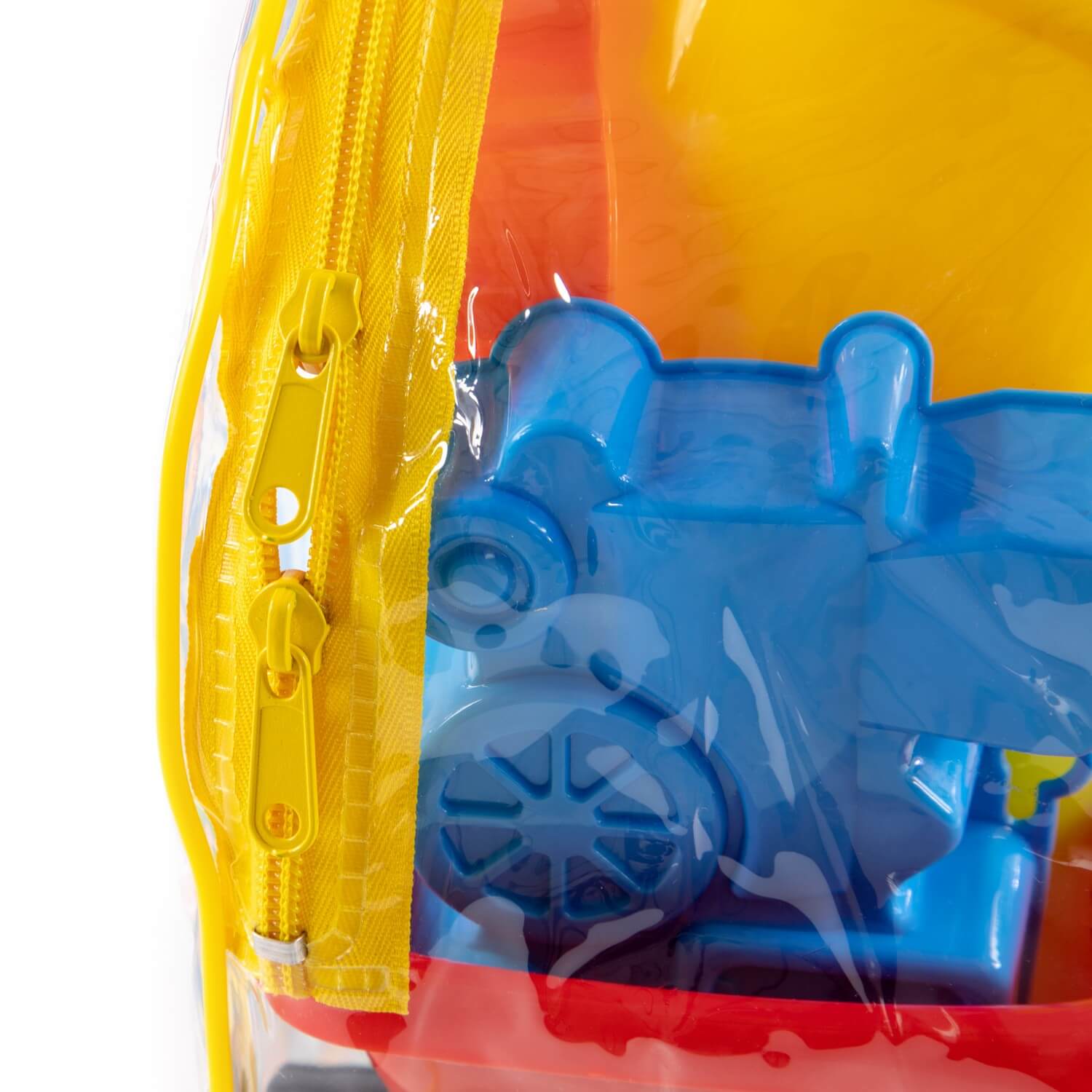 Zestaw Nr352 (w plecaku): "Mrówka", samochód-wywrotka + wiaderko małe z noskiem, łopatka Nr5, grabki Nr5, foremki (wywrotka + lokomotywa), foremki (wiewiórka + piesek + kotek + niedźwiedź), konewka mała Nr4 Ref. 4740 - photo #8