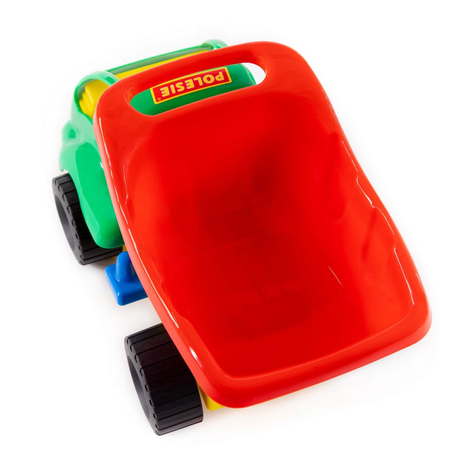 Zestaw Nr352 (w plecaku): "Mrówka", samochód-wywrotka + wiaderko małe z noskiem, łopatka Nr5, grabki Nr5, foremki (wywrotka + lokomotywa), foremki (wiewiórka + piesek + kotek + niedźwiedź), konewka mała Nr4 Ref. 4740 - photo #9