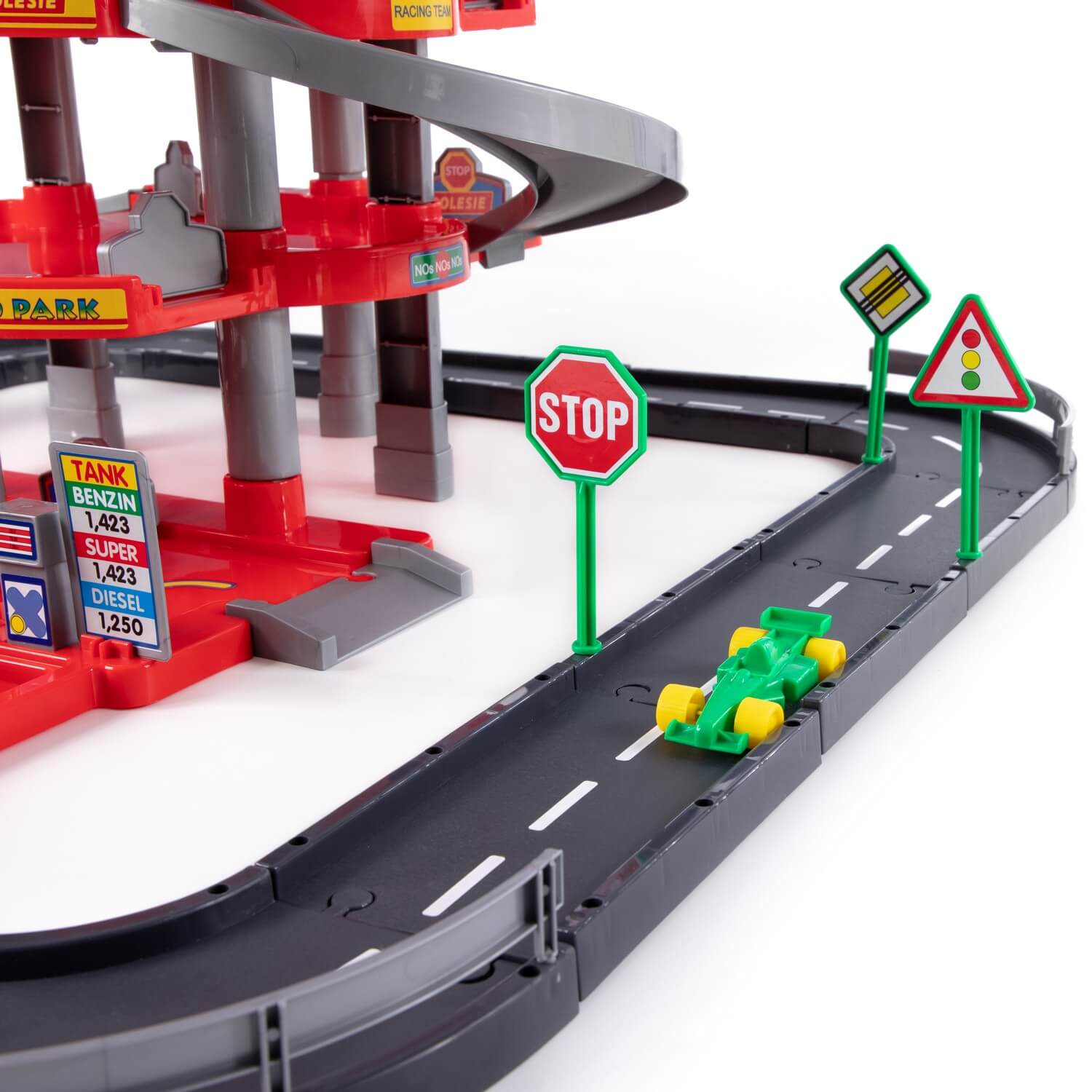 Parking 4-poziomowy z drogą i samochodami, czerwony (w pudełku) Parking 4-poziomowy z drogą i samochodami, czerwony (w pudełku) Ref. 44723 - photo #15