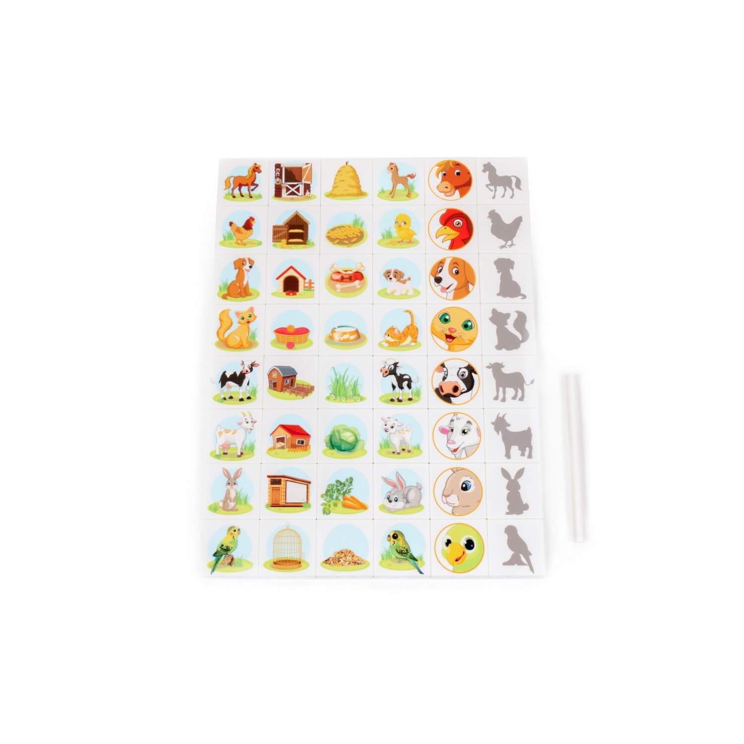 Łamigłówka, układanka logiczna "Skojarzenia. Domowe zwierzęta 2" Łamigłówka, układanka logiczna "Skojarzenia. Domowe zwierzęta 2" Ref. 04902 - photo #5