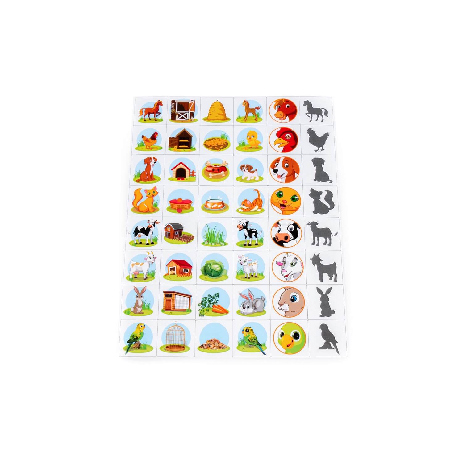 Łamigłówka, układanka logiczna "Skojarzenia. Domowe zwierzęta 2" Łamigłówka, układanka logiczna "Skojarzenia. Domowe zwierzęta 2" Ref. 04902 - photo #7