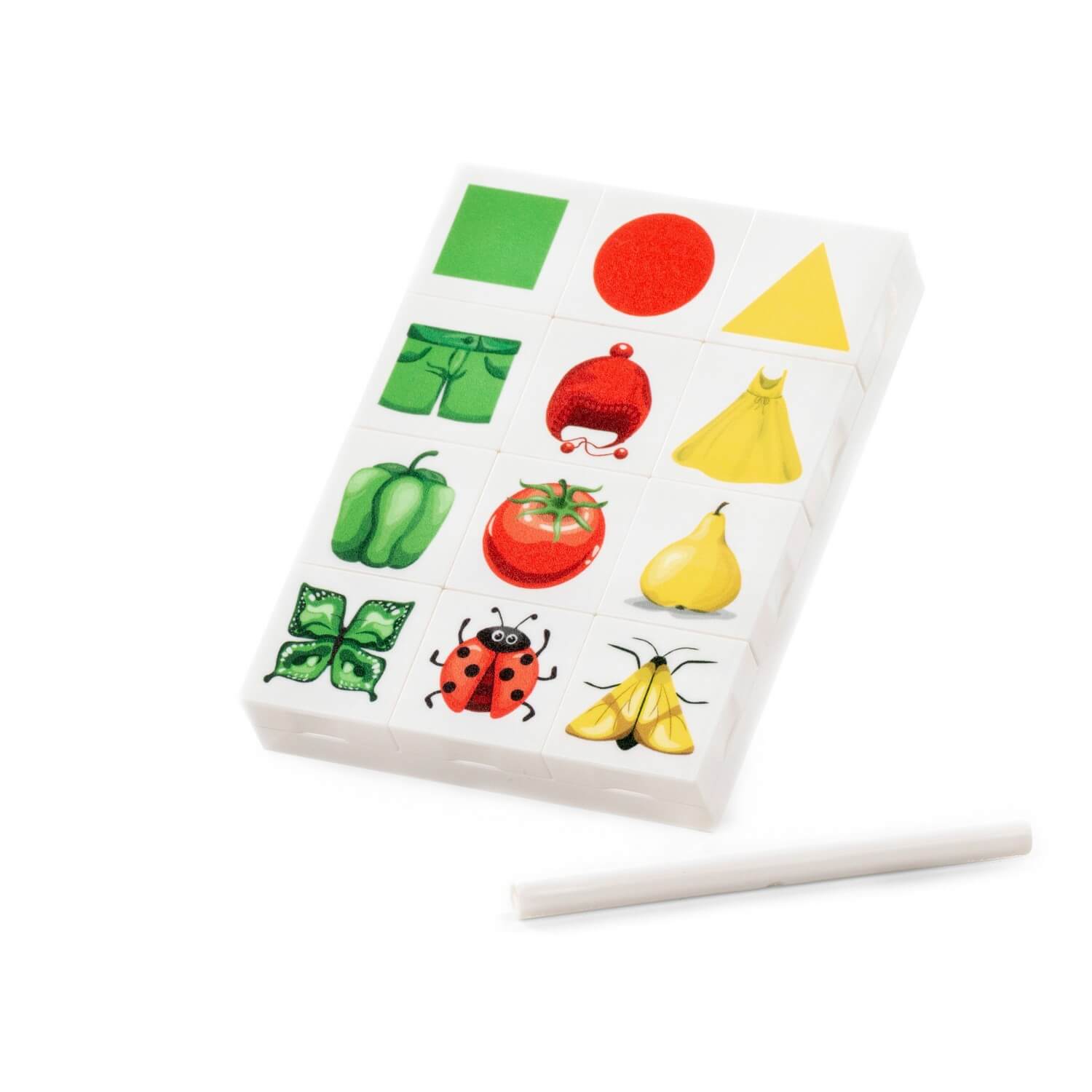 Łamigłówka, układanka logiczna "Skojarzenia. Kolory i kształty" Łamigłówka, układanka logiczna "Skojarzenia. Kolory i kształty" Ref. 31420 - photo #1