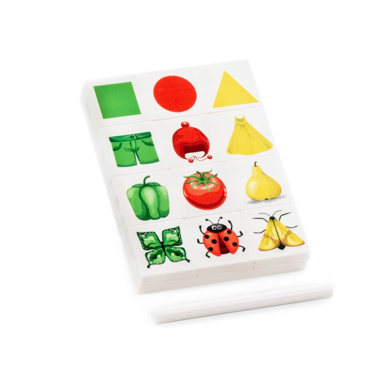 Łamigłówka, układanka logiczna "Skojarzenia. Kolory i kształty" Łamigłówka, układanka logiczna "Skojarzenia. Kolory i kształty" Ref. 31420 - photo #3