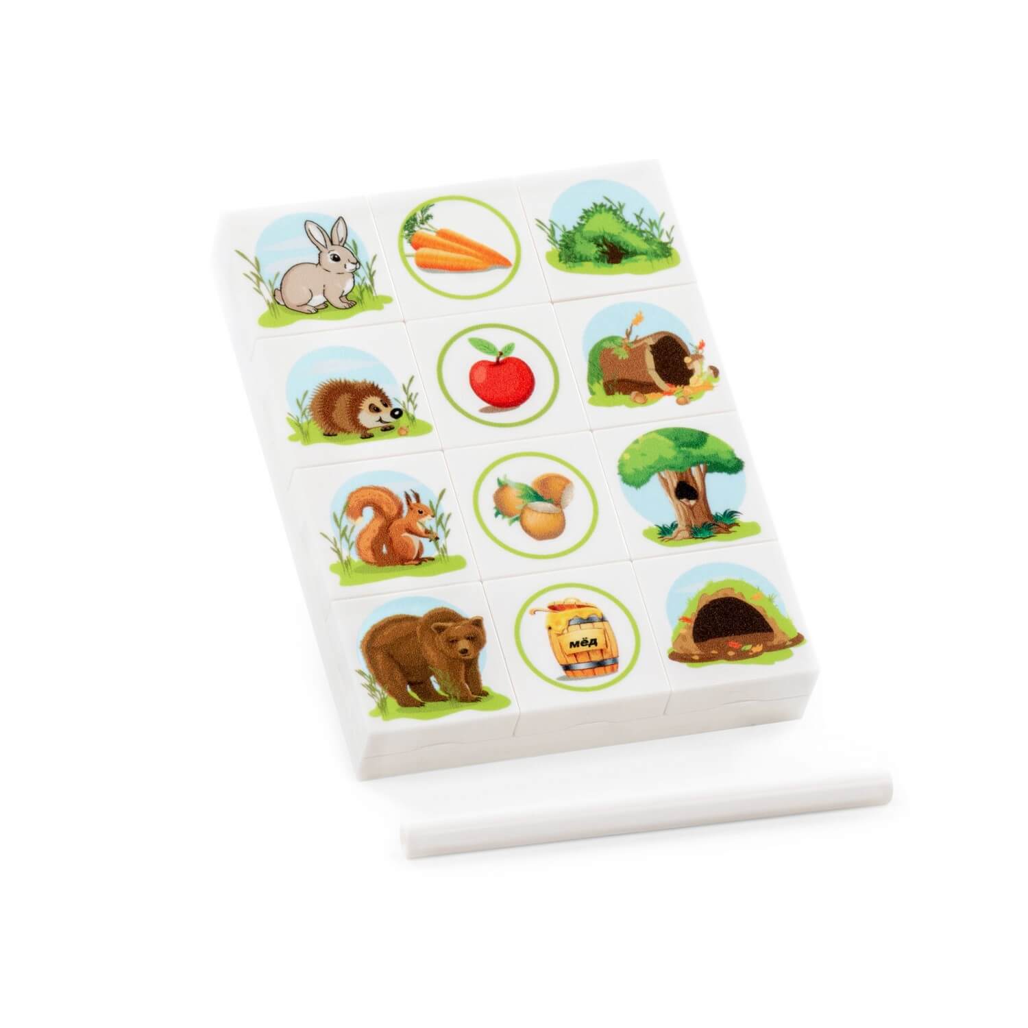 Łamigłówka, układanka logiczna "Skojarzenia. Dzikie zwierzęta" Łamigłówka, układanka logiczna "Skojarzenia. Dzikie zwierzęta" Ref. 59165 - photo #3