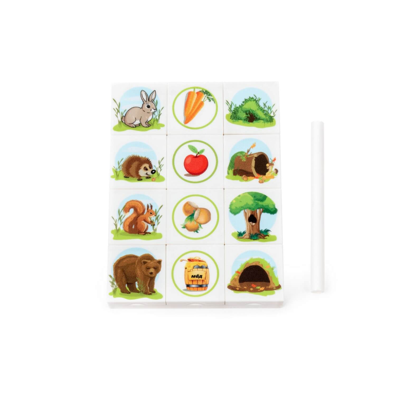 Łamigłówka, układanka logiczna "Skojarzenia. Dzikie zwierzęta" Łamigłówka, układanka logiczna "Skojarzenia. Dzikie zwierzęta" Ref. 59165 - photo #5