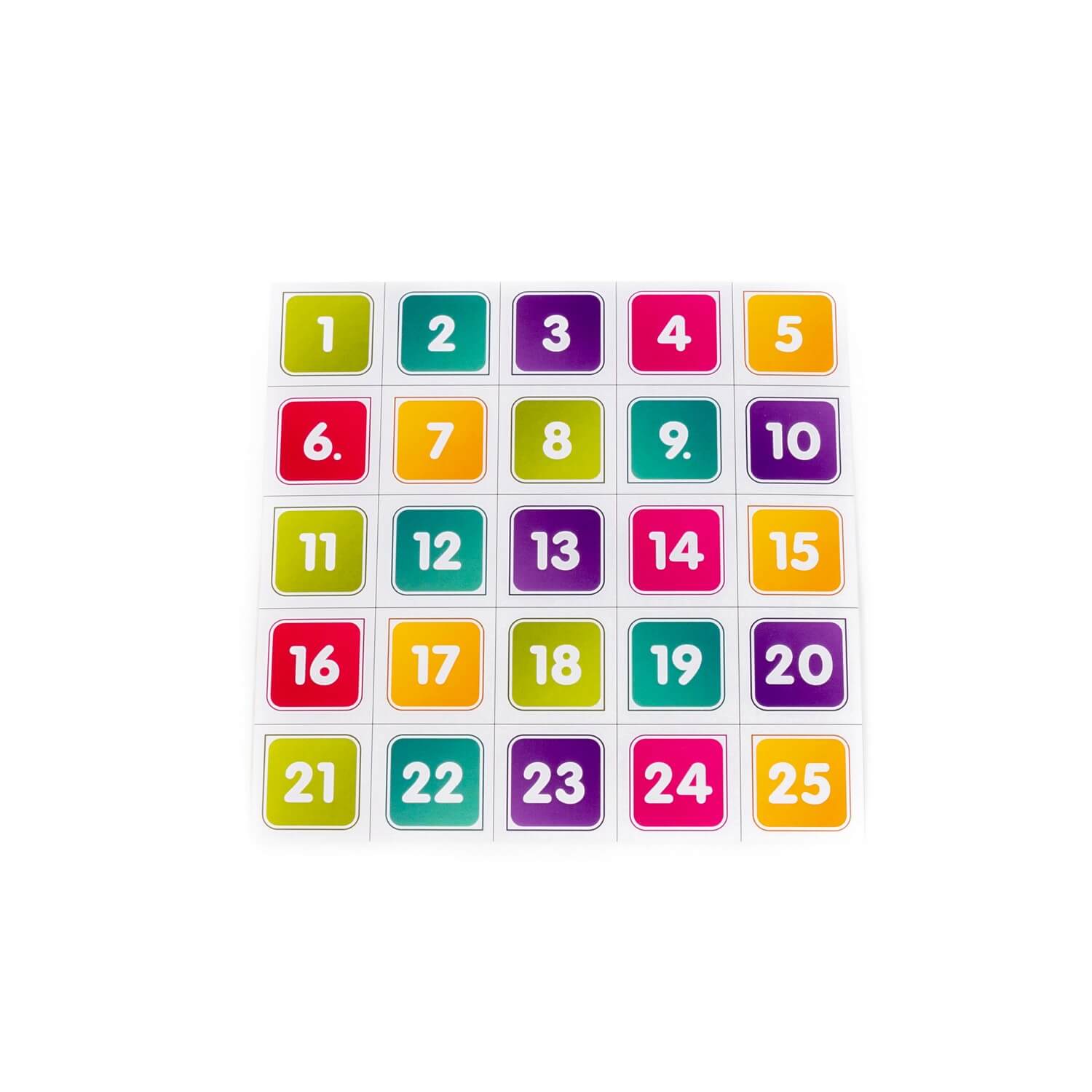 Łamigłówka, układanka logiczna "Cyfry" (25 elementów) (w woreczku) Łamigłówka, układanka logiczna "Cyfry" (25 elementów) (w woreczku) Ref. 86390 - photo #6