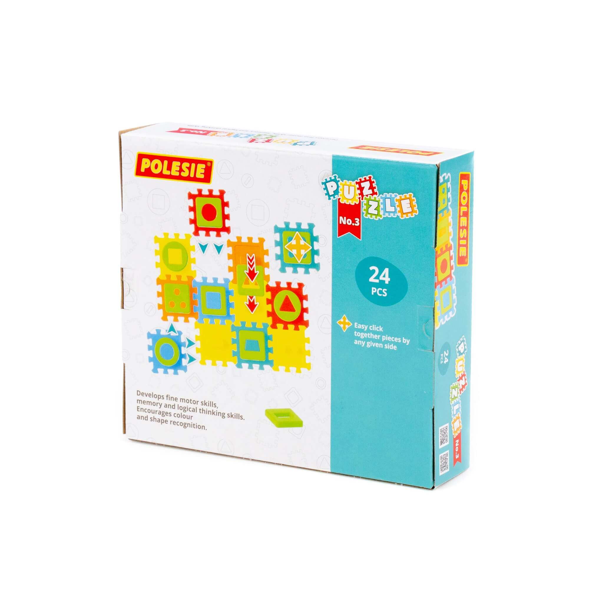 Zabawka edukacyjna "Puzzle" Nr3 (24 elementów) (w pudełku) Ref. 91475 - photo #18