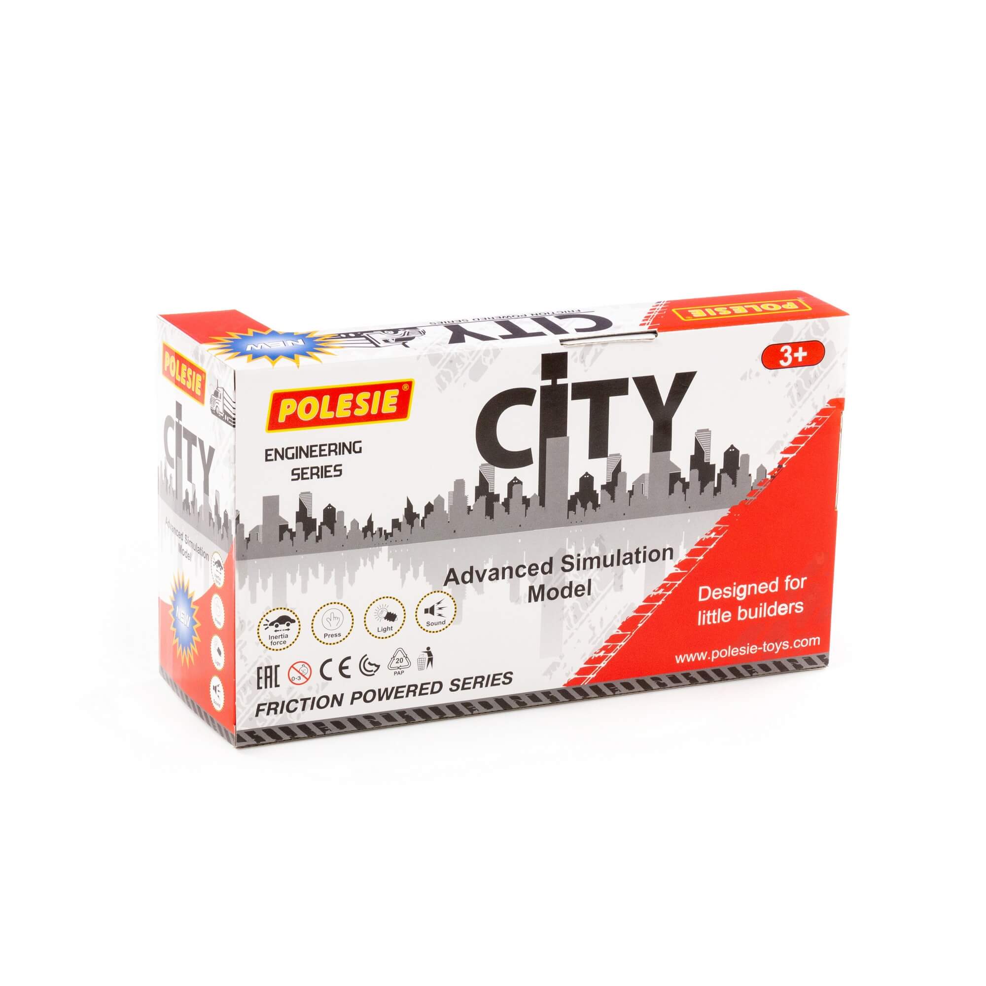 "City", samochód-straż pożarna Nr2 inercyjny (ze światłem i dźwiękiem) (w pudełku) Ref. 54545 - photo #7