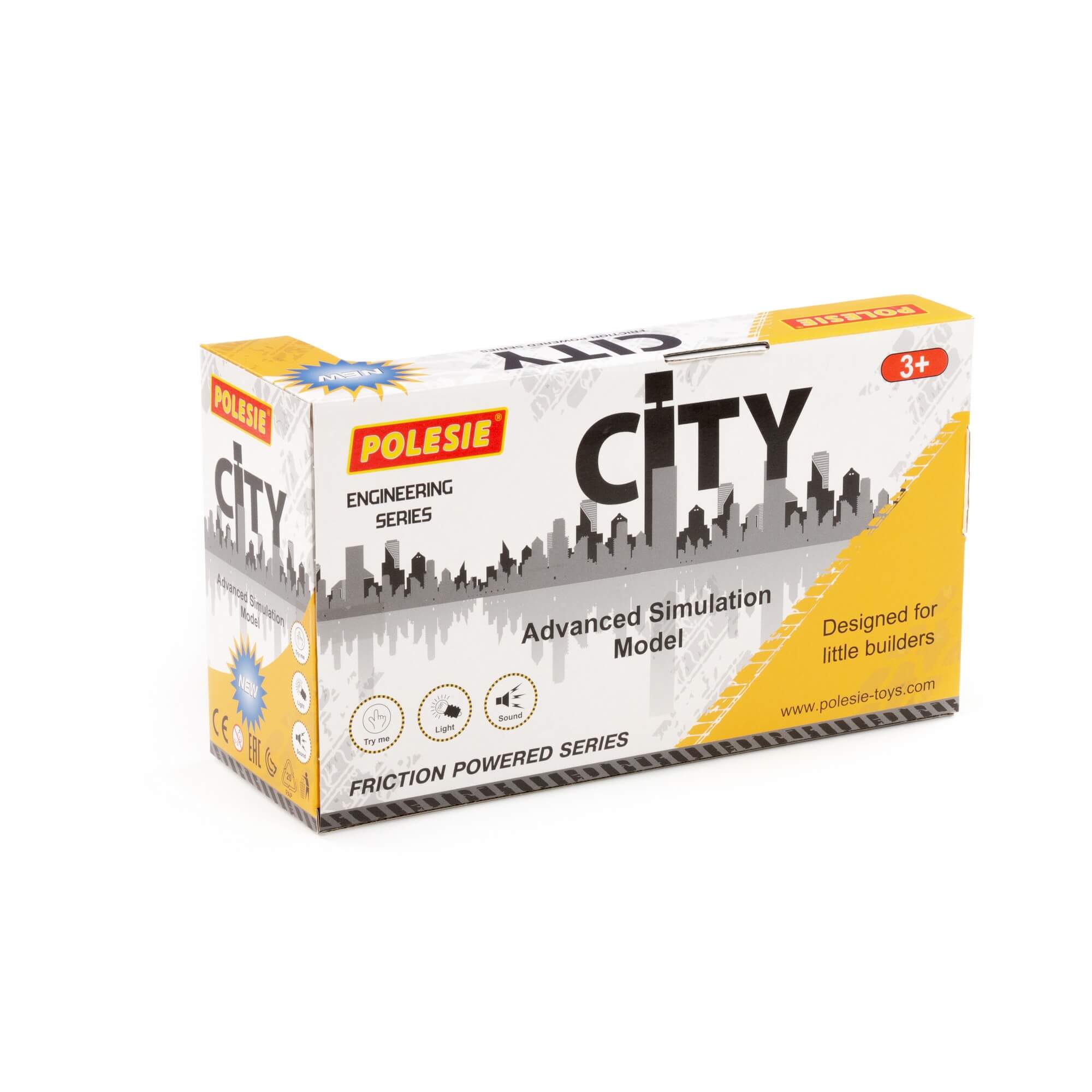 "City", samochód-wywrotka inercyjny (ze światłem i dźwiękiem) (pomarańczowy) (w pudełku) Ref. 86235 - photo #6