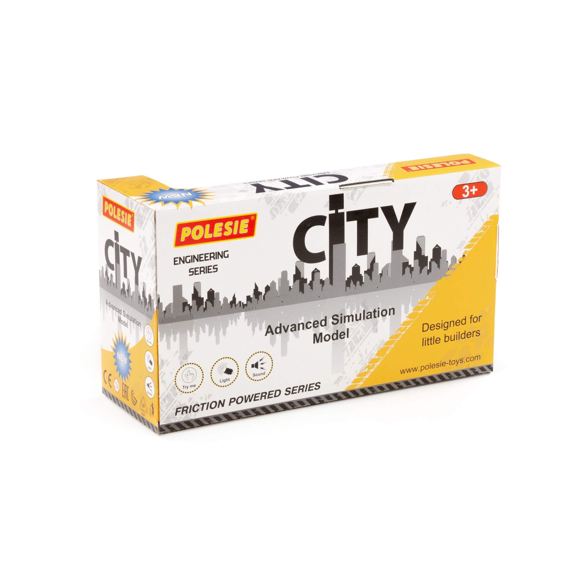 "City", samochód-wywrotka inercyjny (ze światłem i dźwiękiem) (pomarańczowy) (w pudełku) Ref. 86235 - photo #12