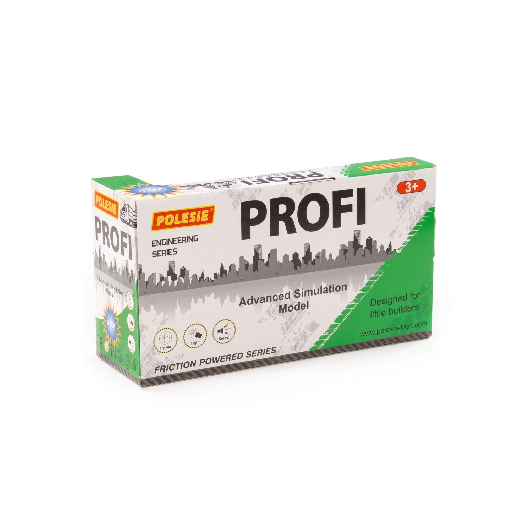 "Profi", samochód z cysterną inercyjny (ze światłem i dźwiękiem) (zielony) (w pudełku) Ref. 86471 - photo #6