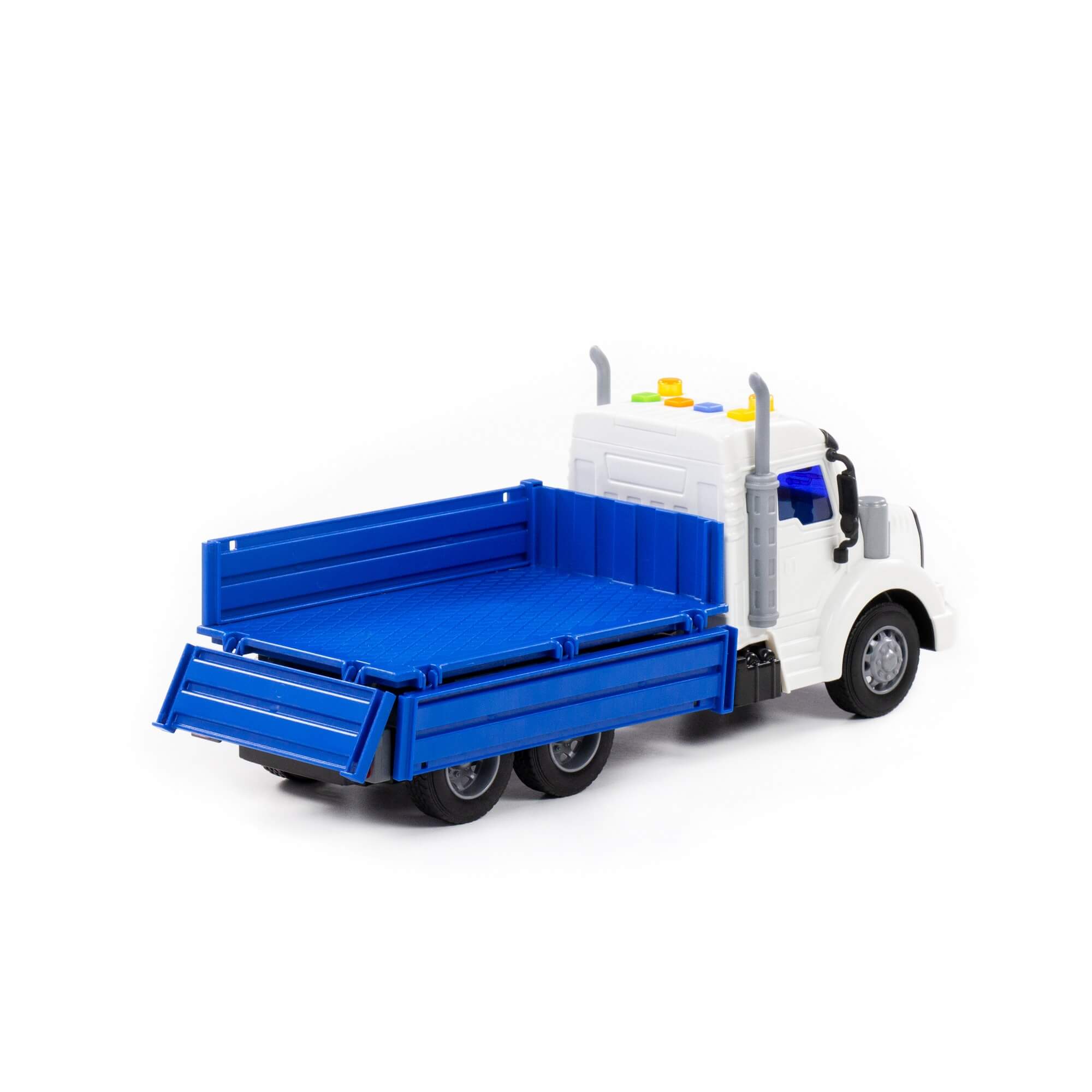 "Profi", samochód burtowy inercyjny (ze światłem i dźwiękiem) (niebieski) (w pudełku) Ref. 91680 - photo #4