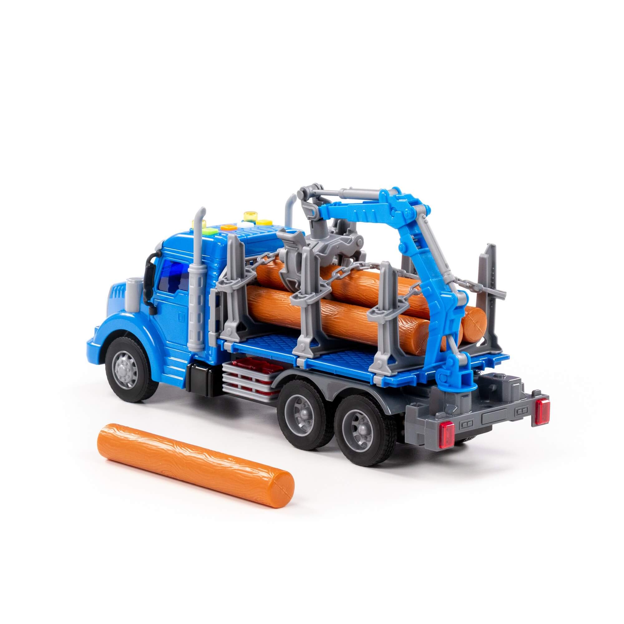 "Profi", samochód do przewozu dłużycy inercyjny (ze światłem i dźwiękiem) (niebieski) (w pudełku) "Profi", samochód do przewozu dłużycy inercyjny (ze światłem i dźwiękiem) (niebieski) (w pudełku) Ref. 96173 - photo #4