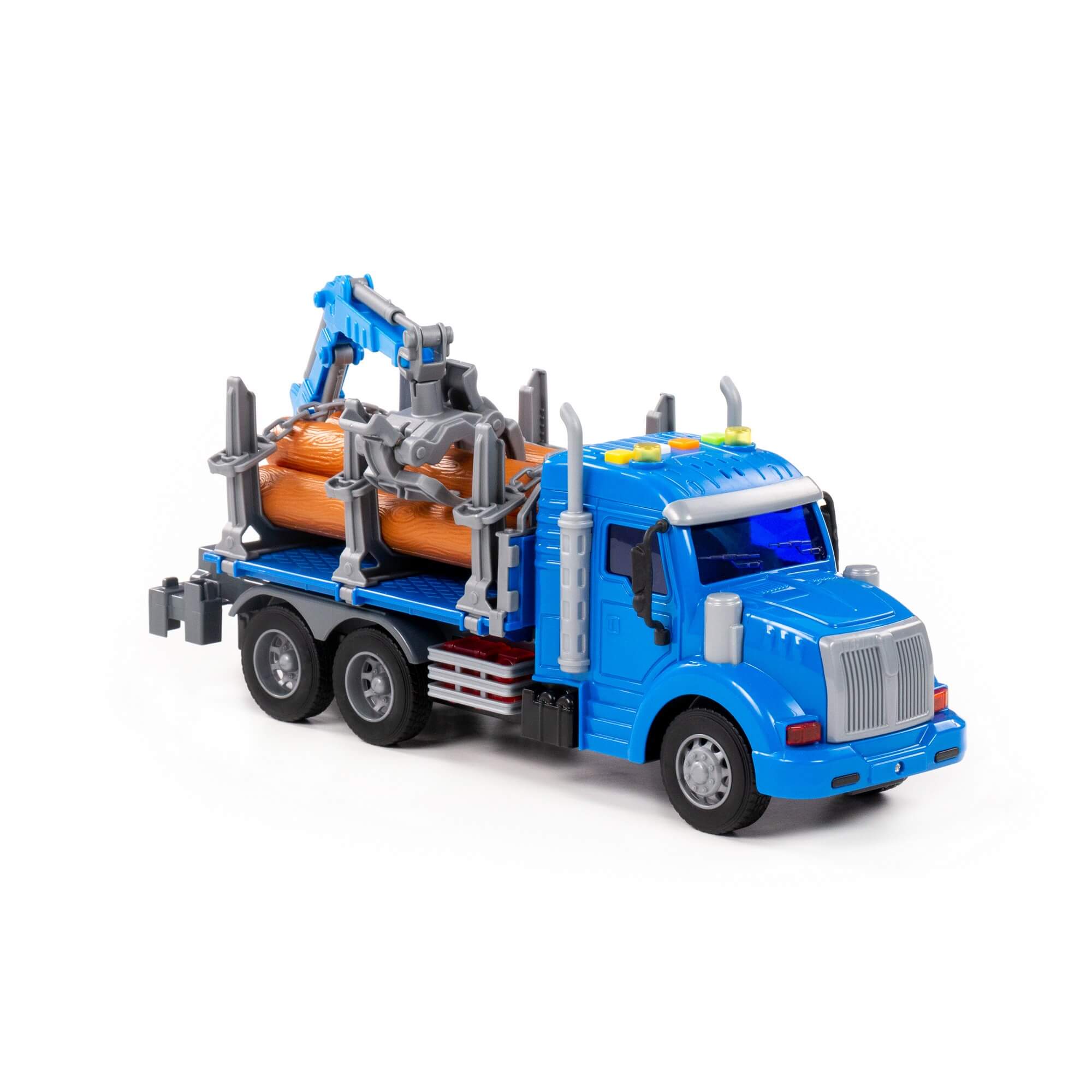 "Profi", samochód do przewozu dłużycy inercyjny (ze światłem i dźwiękiem) (niebieski) (w pudełku) "Profi", samochód do przewozu dłużycy inercyjny (ze światłem i dźwiękiem) (niebieski) (w pudełku) Ref. 96173 - photo #6