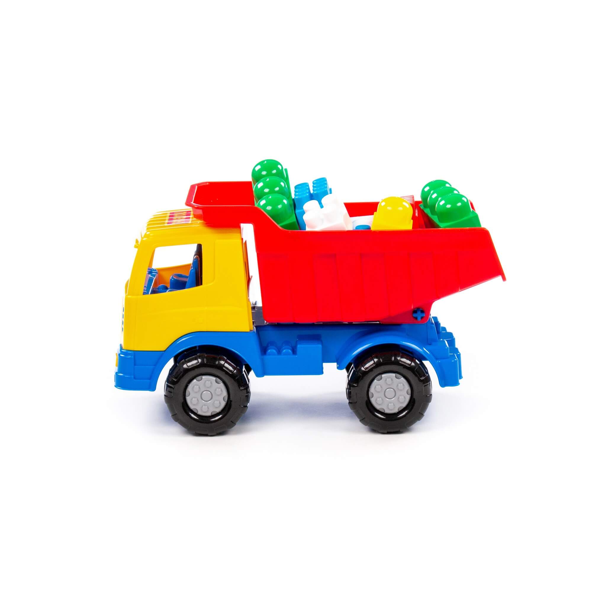 Zestaw Nr186: "Miraż", samochód-wywrotka + Klocki "Super-mix" (18 elem.) Zestaw Nr186: "Miraż", samochód-wywrotka + Klocki "Super-mix" (18 elem.) Ref. 24170 - photo #2