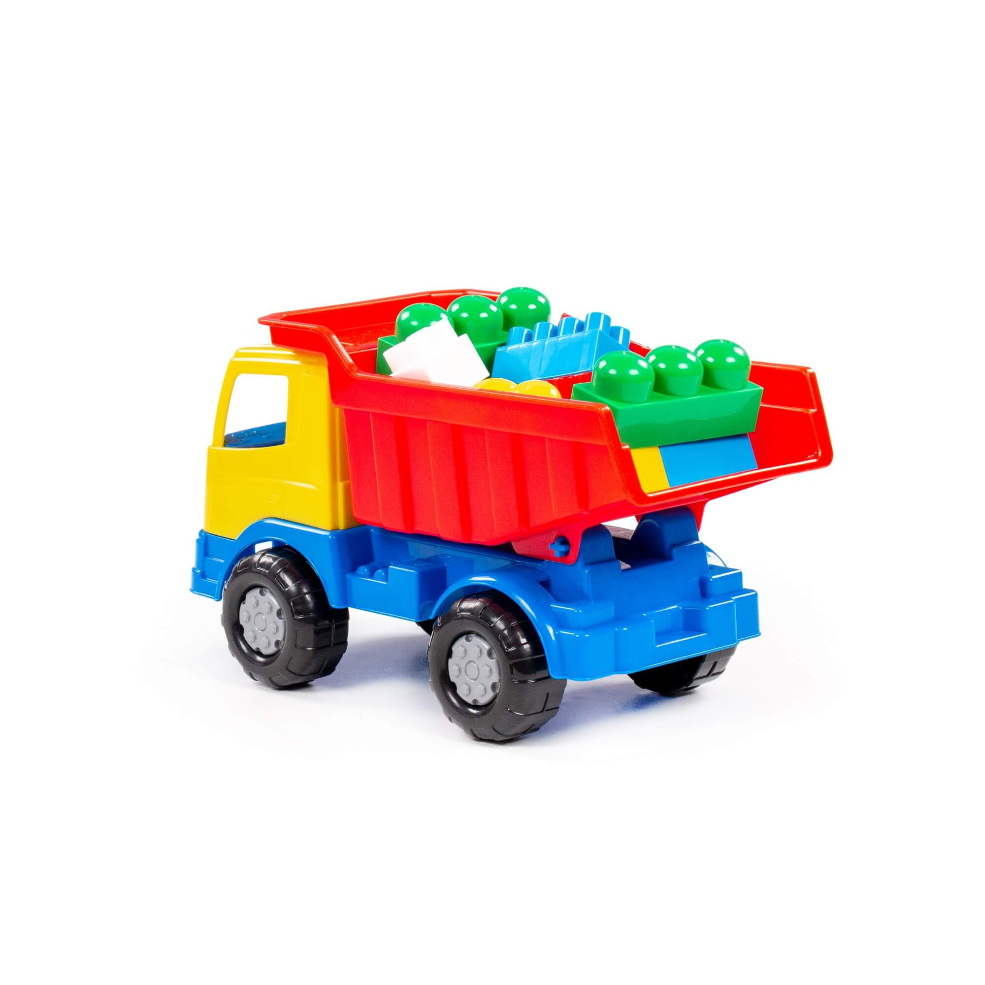 Zestaw Nr186: "Miraż", samochód-wywrotka + Klocki "Super-mix" (18 elem.) Zestaw Nr186: "Miraż", samochód-wywrotka + Klocki "Super-mix" (18 elem.) Ref. 24170 - photo #3