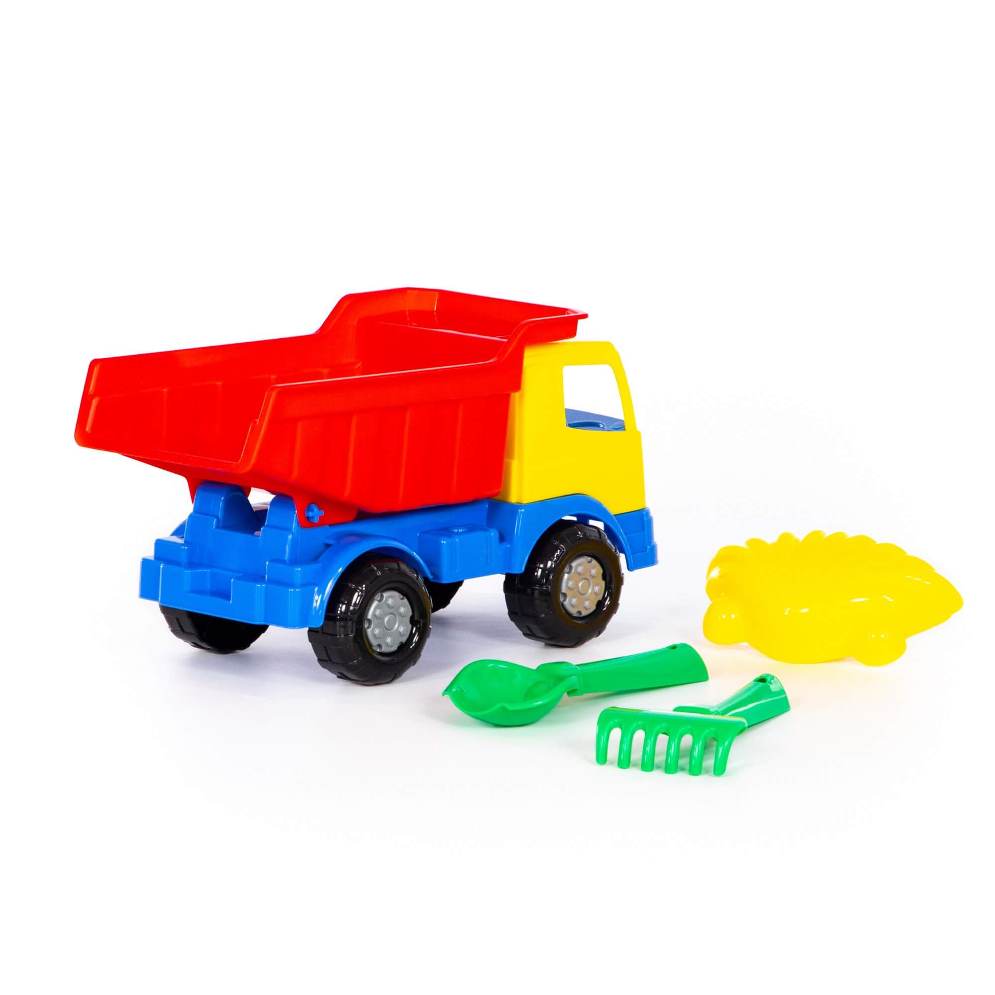 Zestaw Nr642: "Miraż", samochód-wywrotka + szufelka Nr2, grabki Nr2, foremka (muszla Nr 1) Ref. 93233 - photo #4