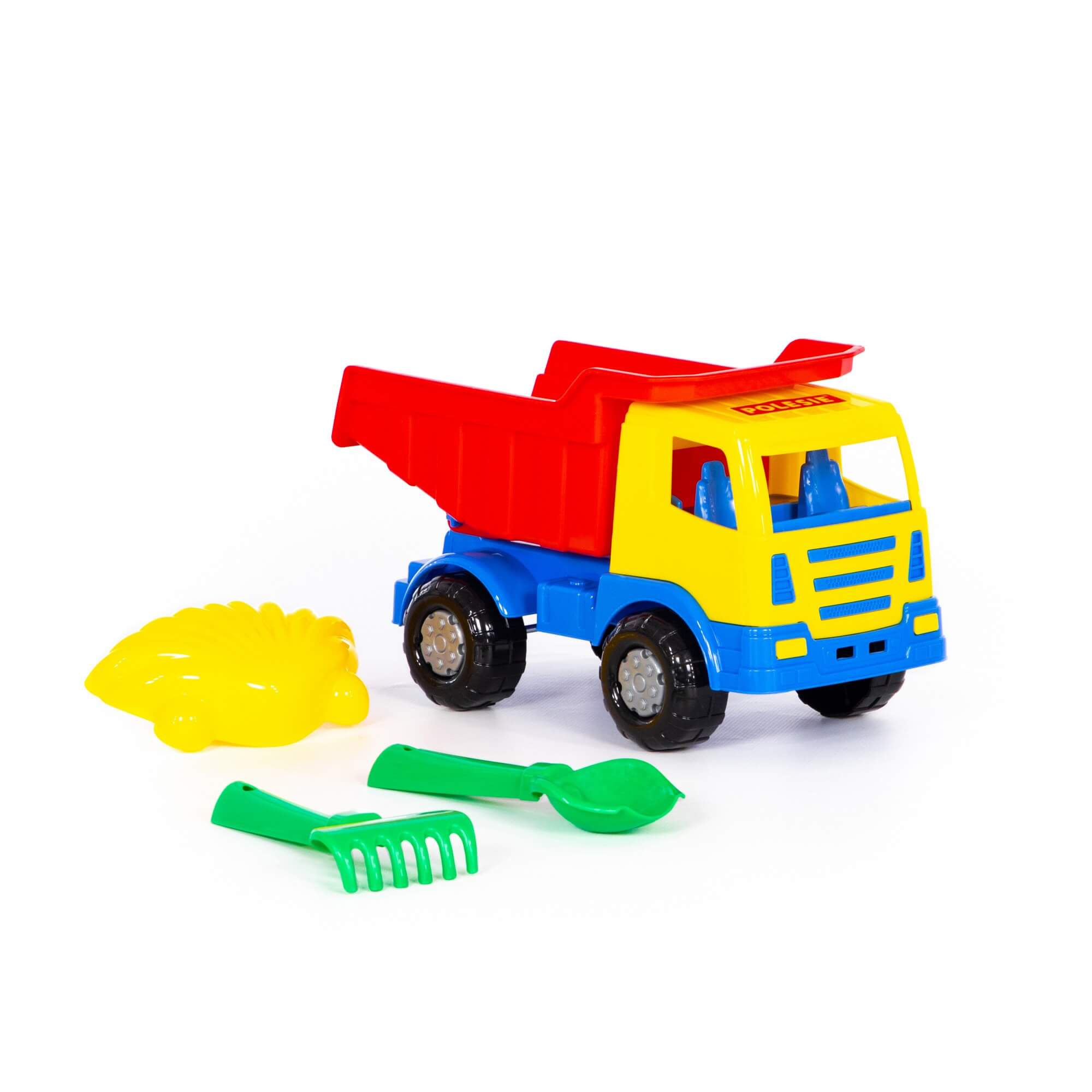 Zestaw Nr642: "Miraż", samochód-wywrotka + szufelka Nr2, grabki Nr2, foremka (muszla Nr 1) Ref. 93233 - photo #5