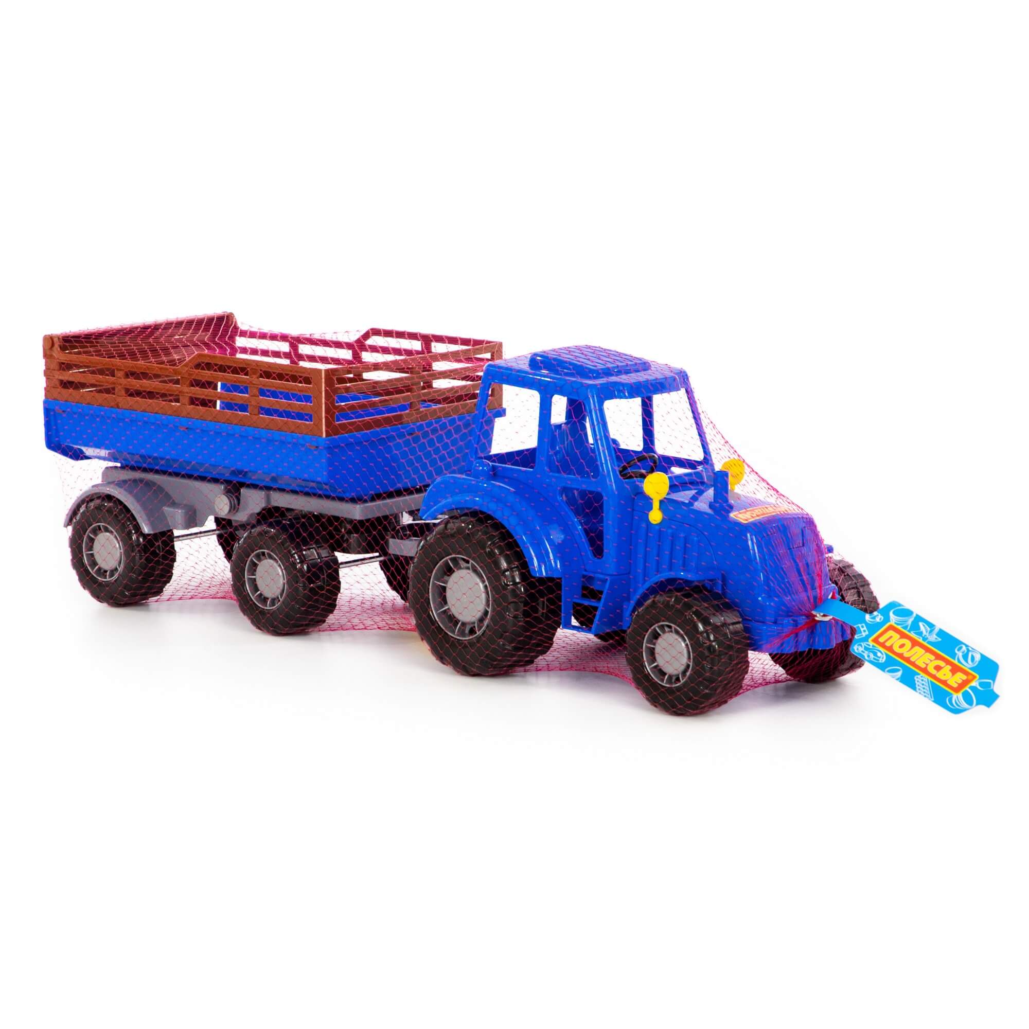 Traktor "Altaj" (niebieski) z przyczepą Nr2 (w siatce) Ref. 57437 - photo #6