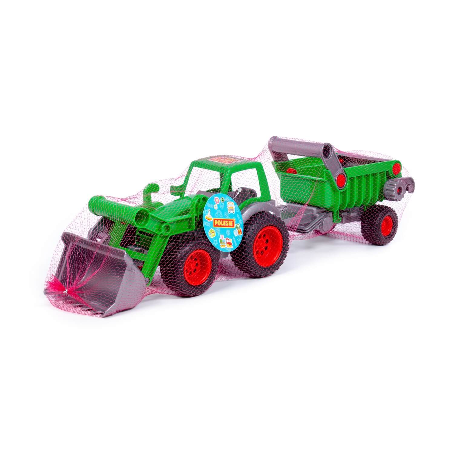 "Farmer-technik", traktor-ładowarka z naczepą (w siatce) "Farmer-technik", traktor-ładowarka z naczepą (w siatce) Ref. 8718 - photo #6