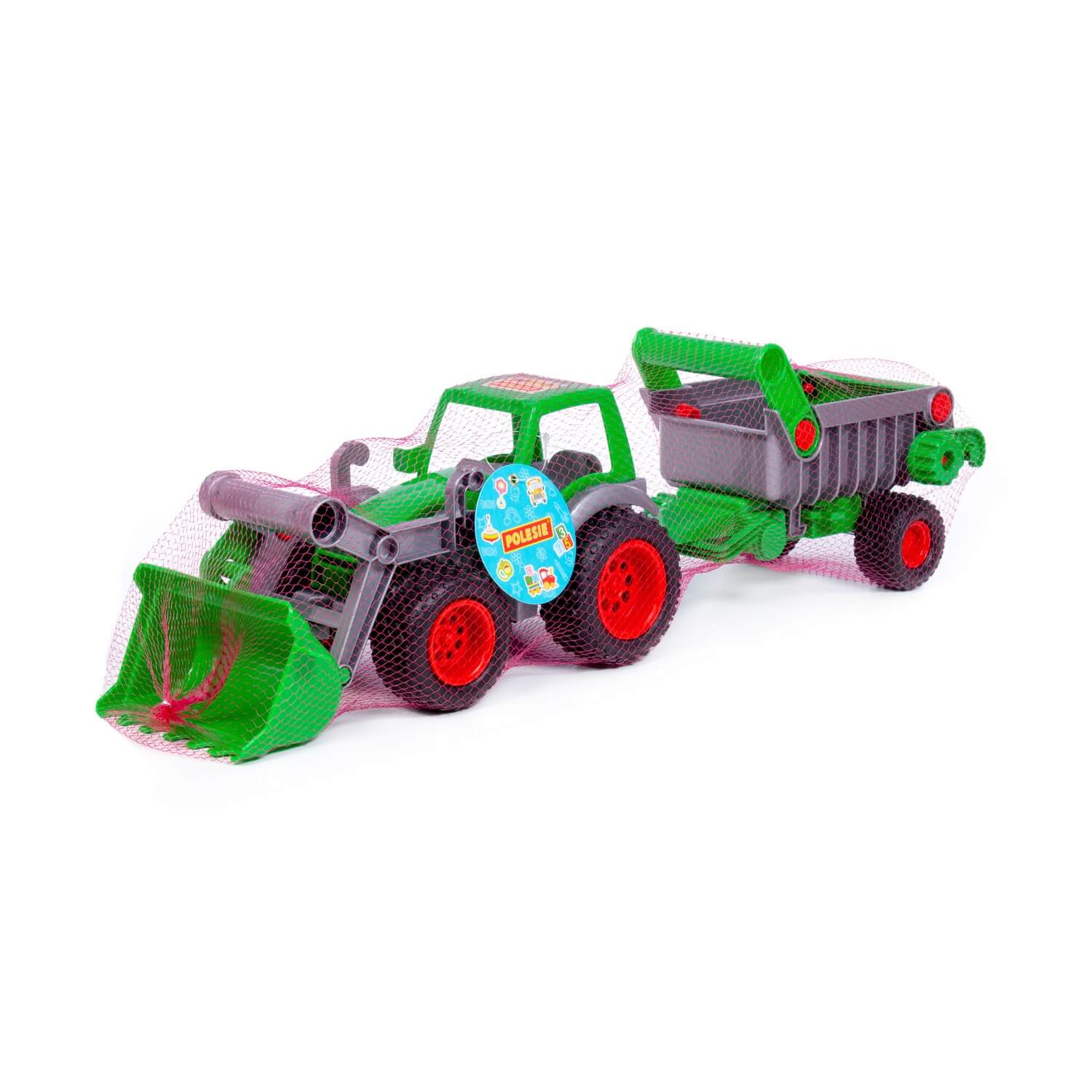 "Farmer-technik", traktor-ładowarka z naczepą (w siatce) "Farmer-technik", traktor-ładowarka z naczepą (w siatce) Ref. 8718 - photo #24