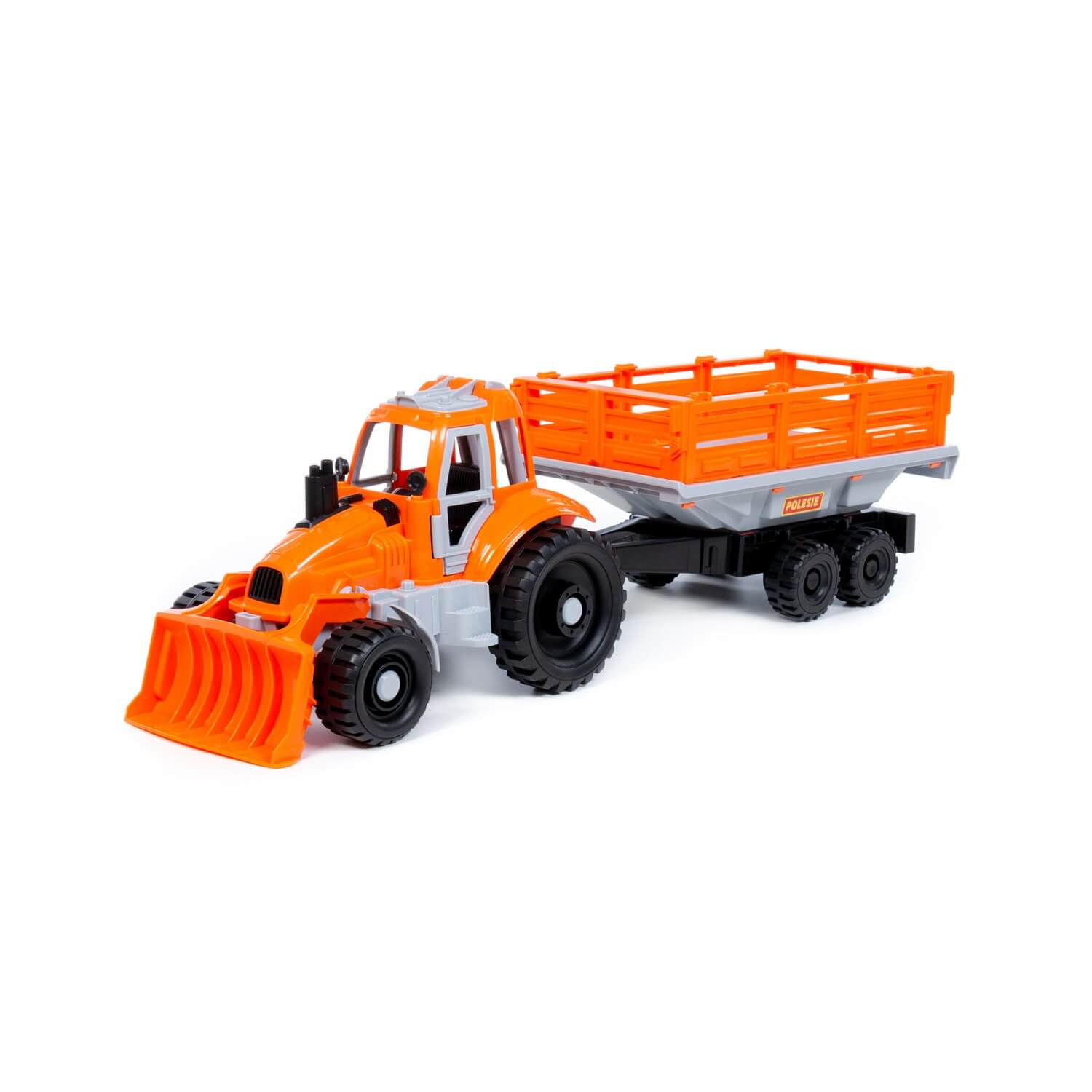 Traktor z równiarką i naczepą Traktor z równiarką i naczepą Ref. 28731 - photo #1