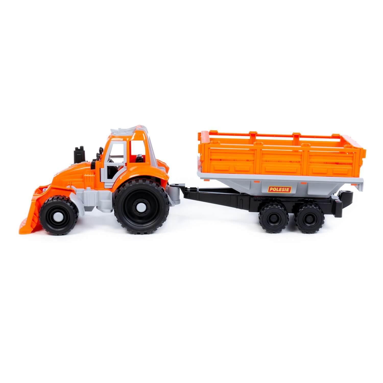 Traktor z równiarką i naczepą Traktor z równiarką i naczepą Ref. 28731 - photo #2