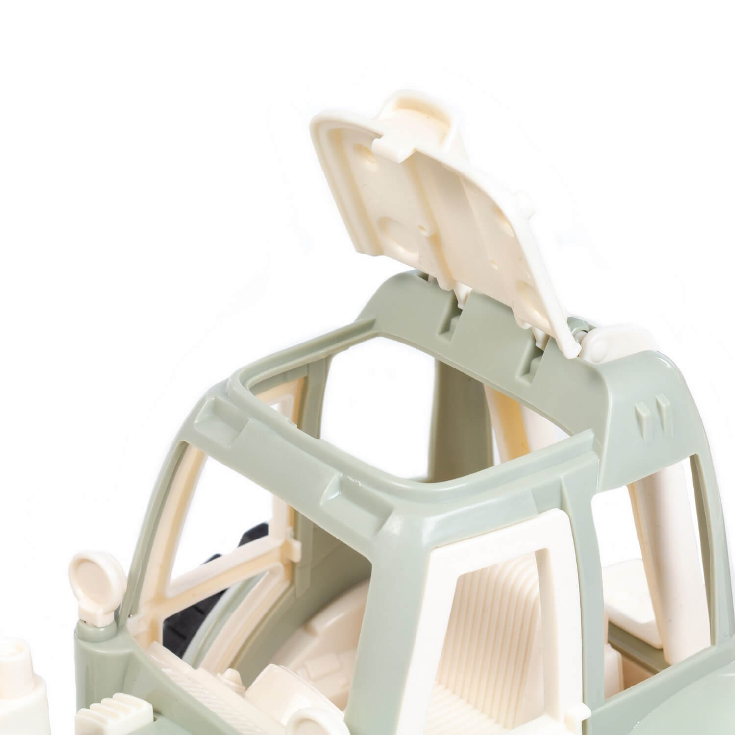 Traktor z równiarką i naczepą (pastelowy) Ref. 31618 - photo #10