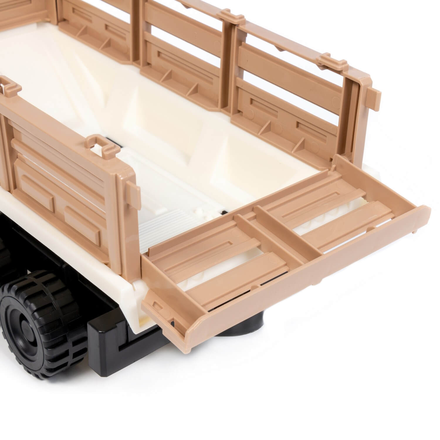 Traktor z równiarką i naczepą (pastelowy) Ref. 31618 - photo #14