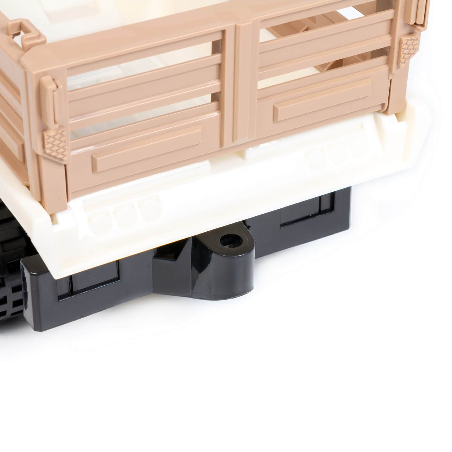 Traktor z równiarką i naczepą (pastelowy) Ref. 31618 - photo #15