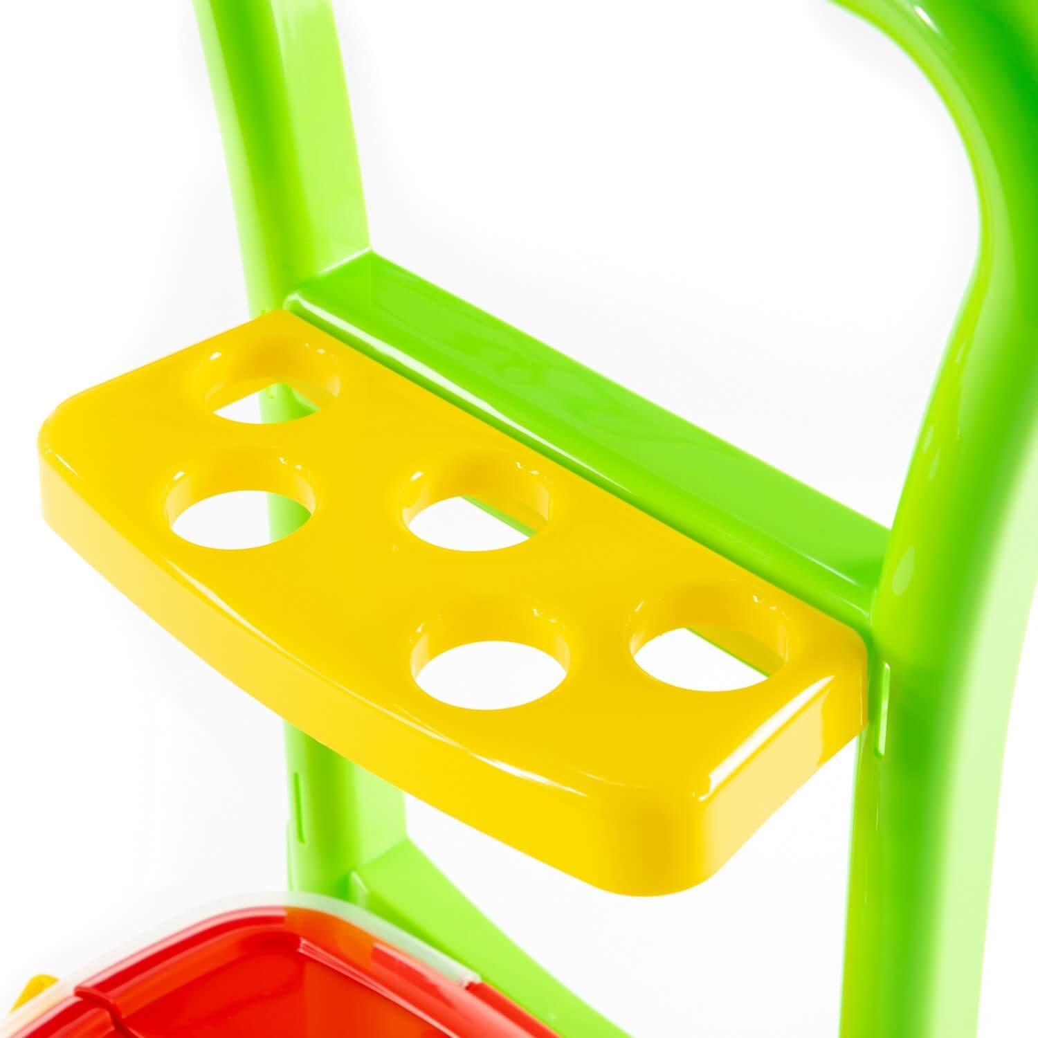 Zestaw Nr 622: wózek "Caddie", łopata Nr15, grabki Nr15, wiaderko Nr8, szufelka Nr10, grabki Nr 10, foremki (rozgwiazda Nr1 + krab Nr1 + konik morski + muszla Nr1), konewka Nr10 Ref. 67814 - photo #12